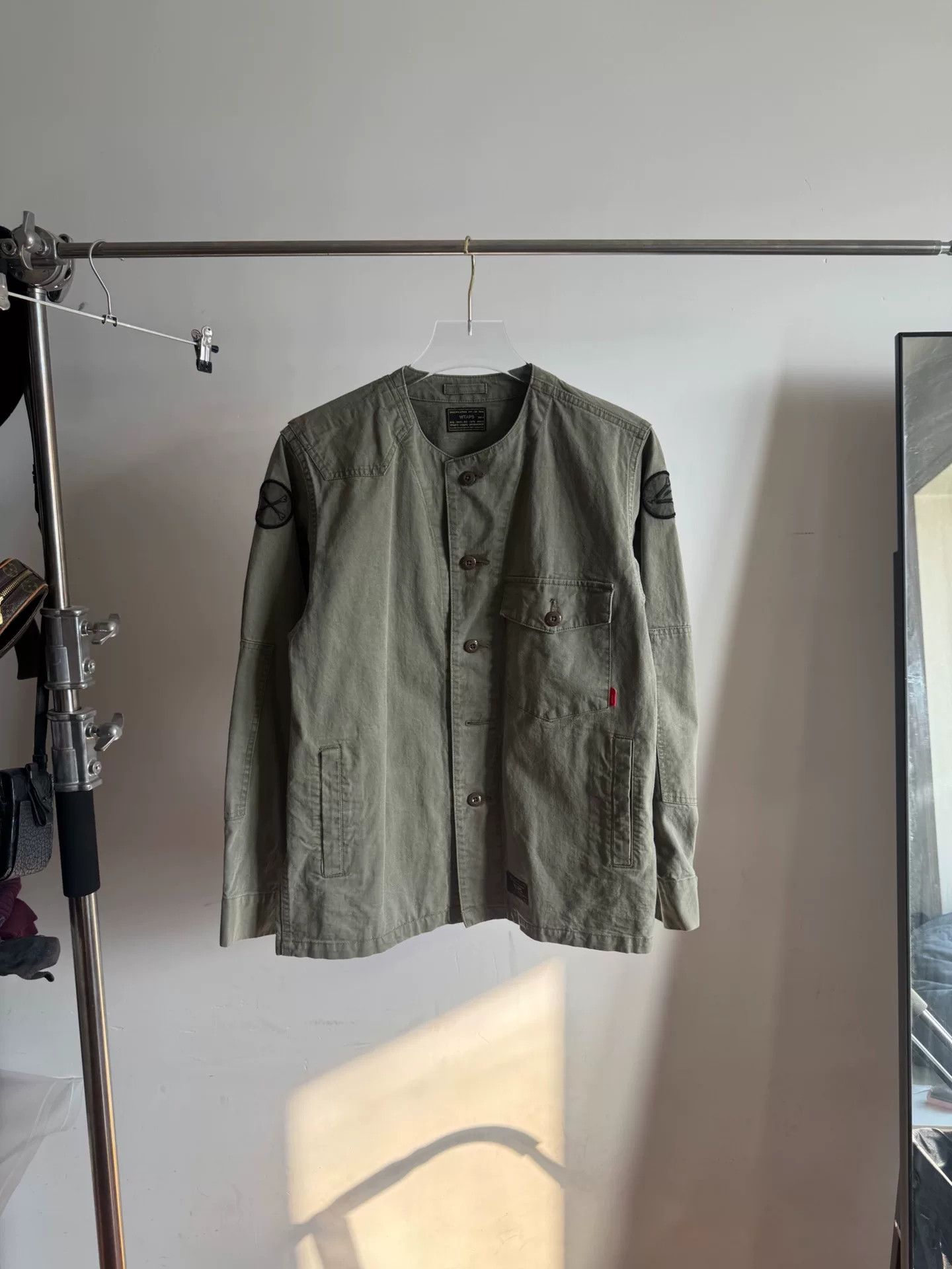 Wtaps Wtaps Military Green Cardigan Jacket Size US S / EU 44-46 / 1 - 1 Thumbnail