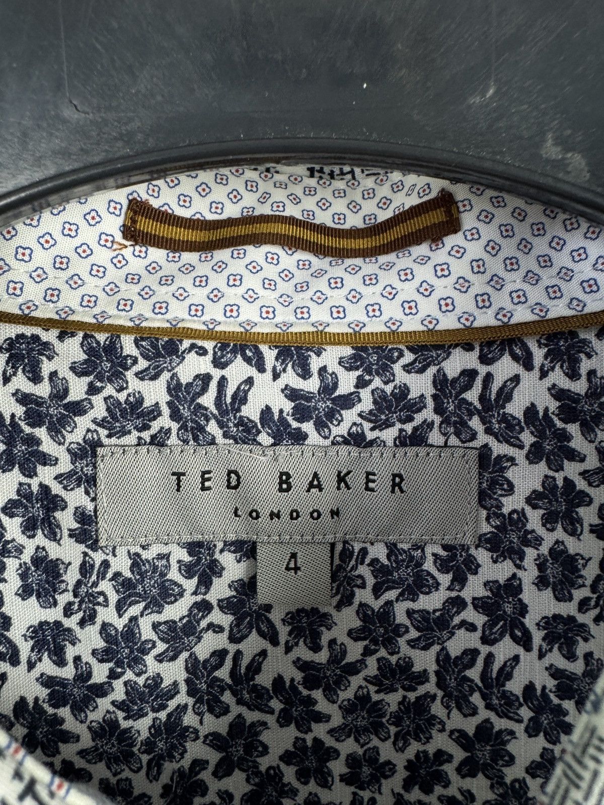 Ted Baker Men’s Ted Baker London Shirt Button Up Size 4 Size US L / EU 52-54 / 3 - 6 Thumbnail