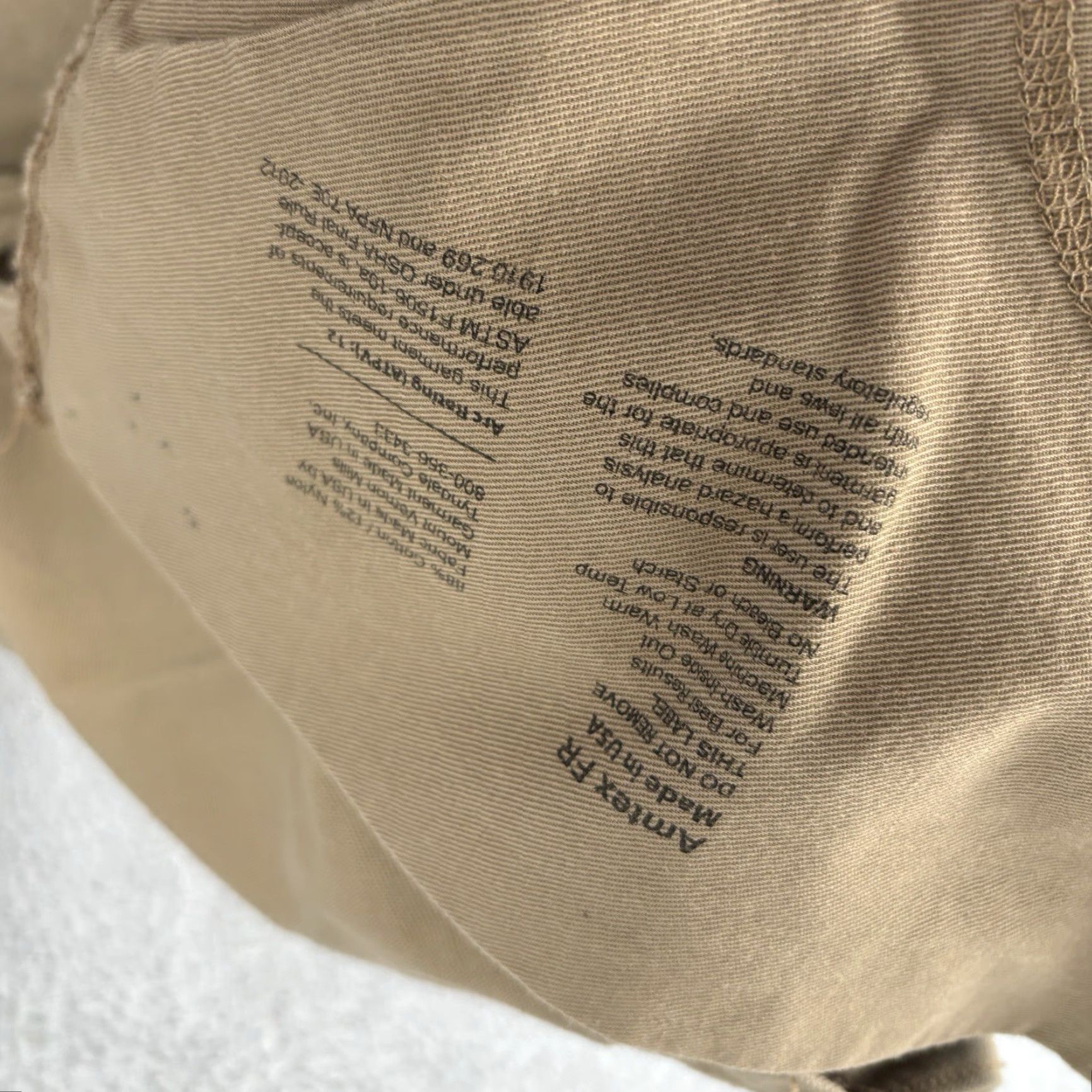 Vintage Tyndale Cargo Pants Mens 36x28 Khaki Flame Resistant FR Work Utility USA Pants Straight Mens 36 Beige Cotton Nylon Canvas Logo Pockets Workwear 90s? Size US 36 / EU 52 - 6 Thumbnail