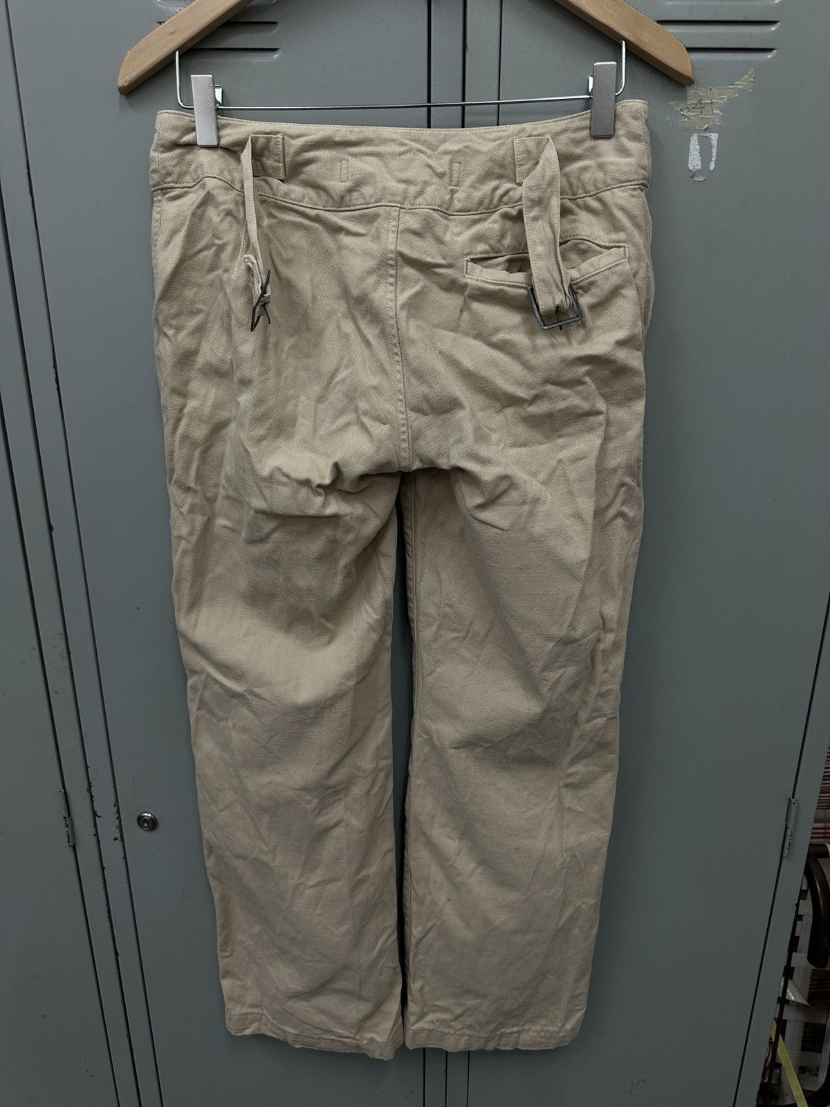 45rpm 45rpm Japan Heavy Cotton Unique Suspender Style Trousers Size US 30 / EU 46 - 7 Thumbnail
