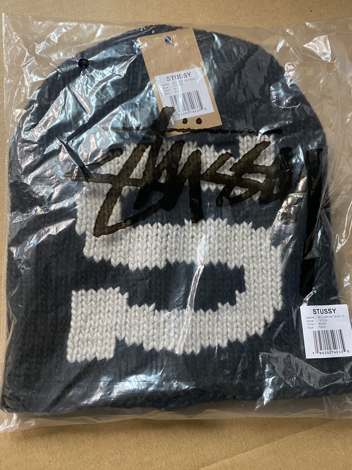Stussy STUSSY Burly S Skullcap Knit Beanie Black Holiday 25 Size ONE SIZE - 2 Thumbnail