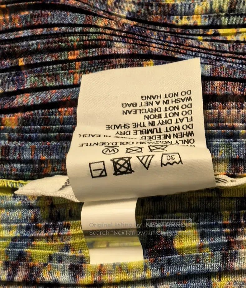 Issey Miyake Issey Miyake Starry Sky Horizontal Stripe Long Sleeve Top Size L / US 10 / IT 46 - 4 Thumbnail