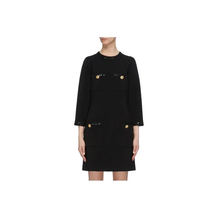 black long polka dot dress Nellie Maxi Dress | Black Polka Dot | Womens main image 0
