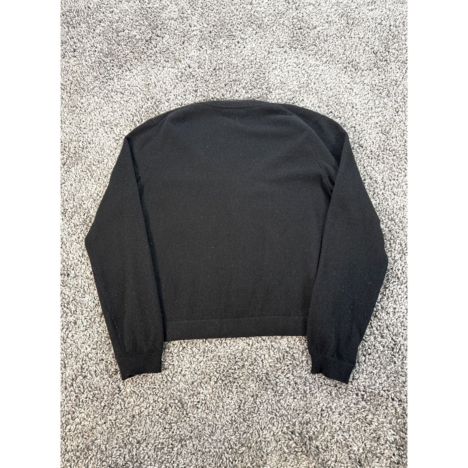 Charter Club Charter Club Cardigan Sweater Women's V-Neck 100% Cashmere Black Large L Cardigan Women Cashmere V-Neck Black Large Mens? Size L / US 10 / IT 46 - 5 Thumbnail