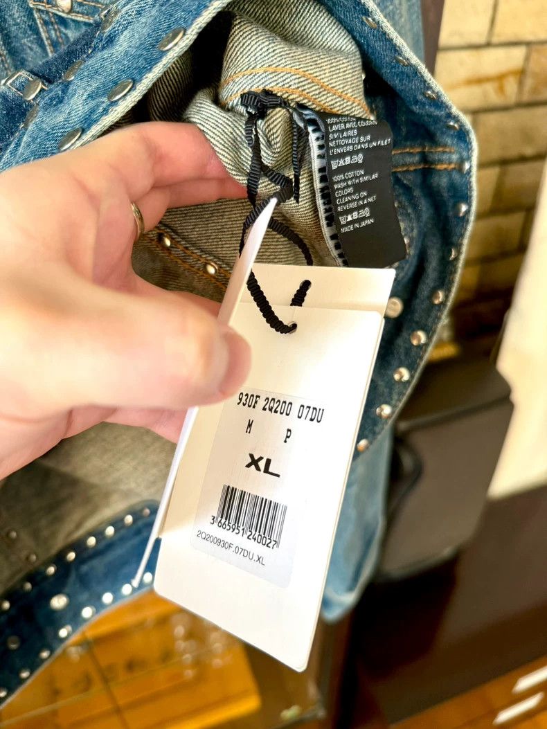 Celine celine 20 FW runway blue studded denim jacket 2501-Nextarro Size US XL / EU 56 / 4 - 6 Thumbnail