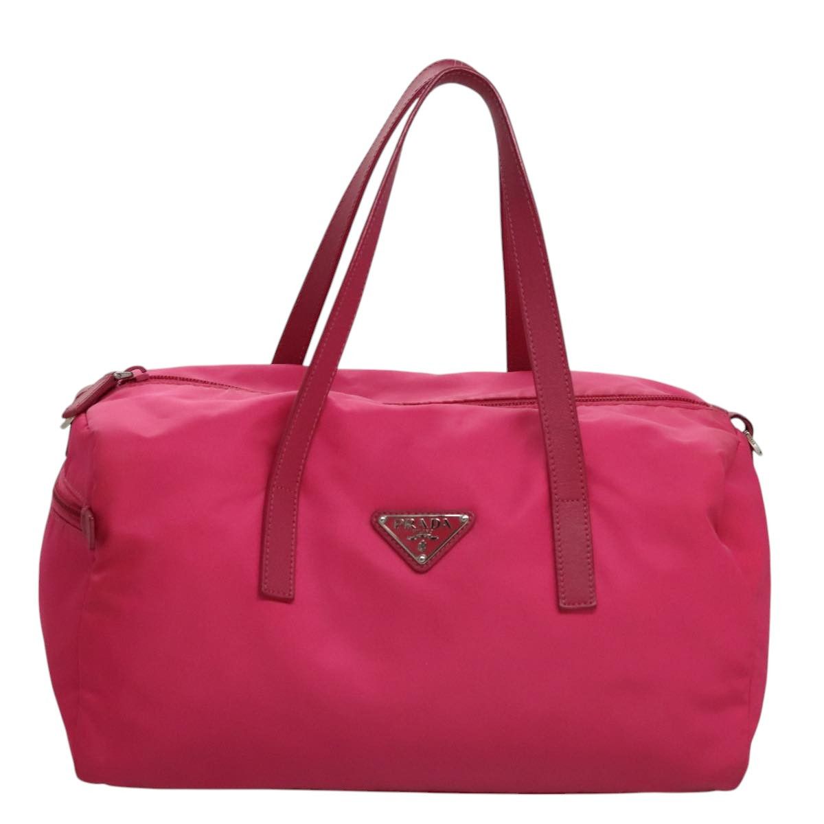 Prada Tessuto Pink Synthetic Handbag (Pre-Owned) Size ONE SIZE - 1 Thumbnail