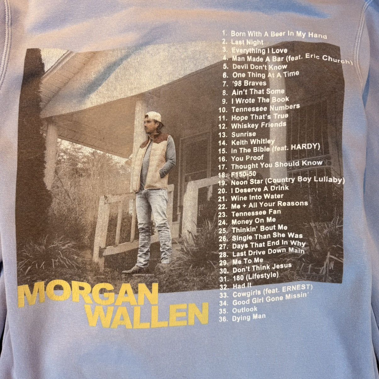 Band Tees Morgan Wallen Hoodie One Thing At A Time 2023 Tour Country Size US S / EU 44-46 / 1 - 2 Thumbnail