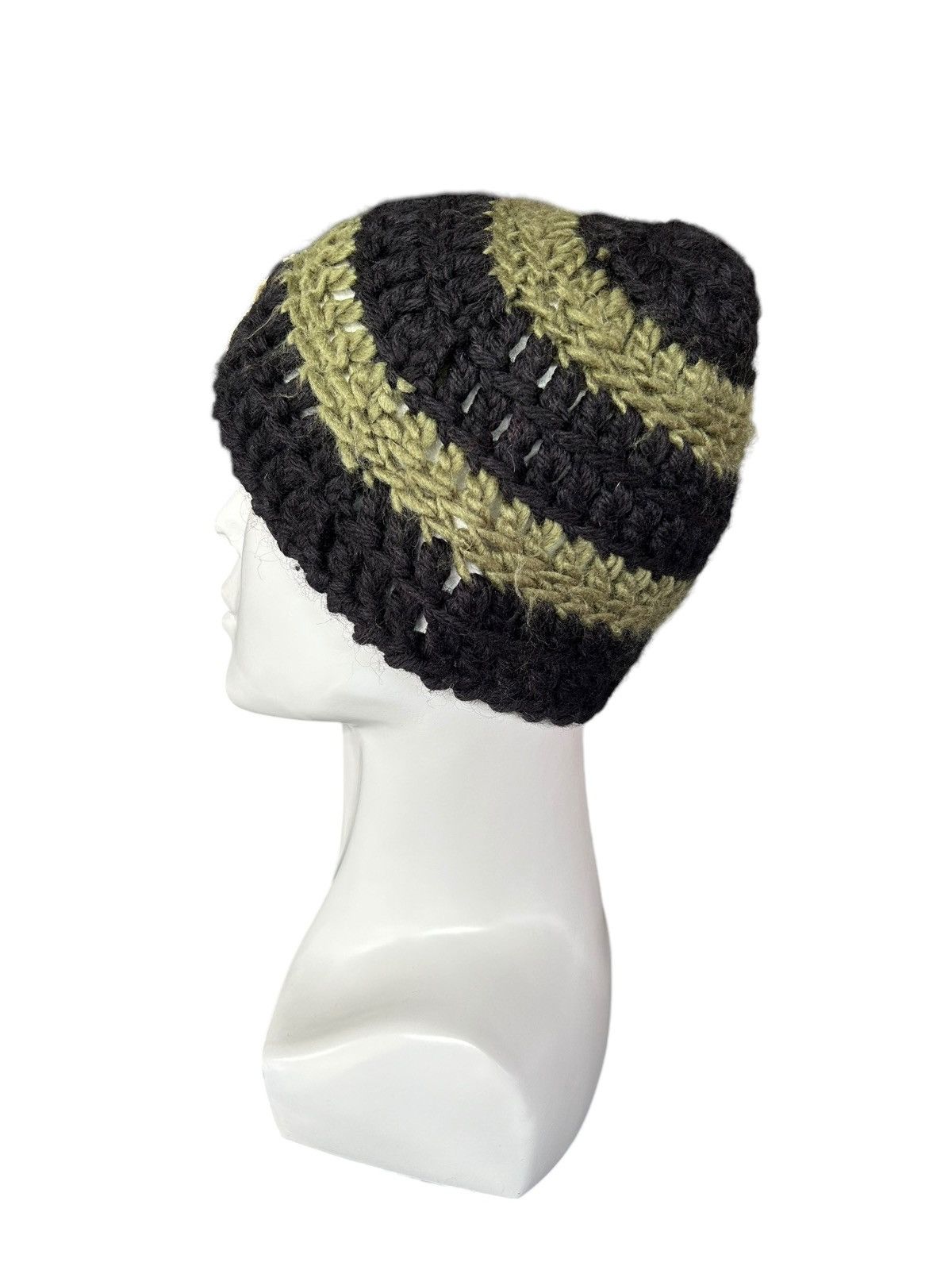 Japanese Brand × Kapital × Vintage Crochet knitted handmade hairy Beanie Hats☠️☠️ Size ONE SIZE - 2 Thumbnail