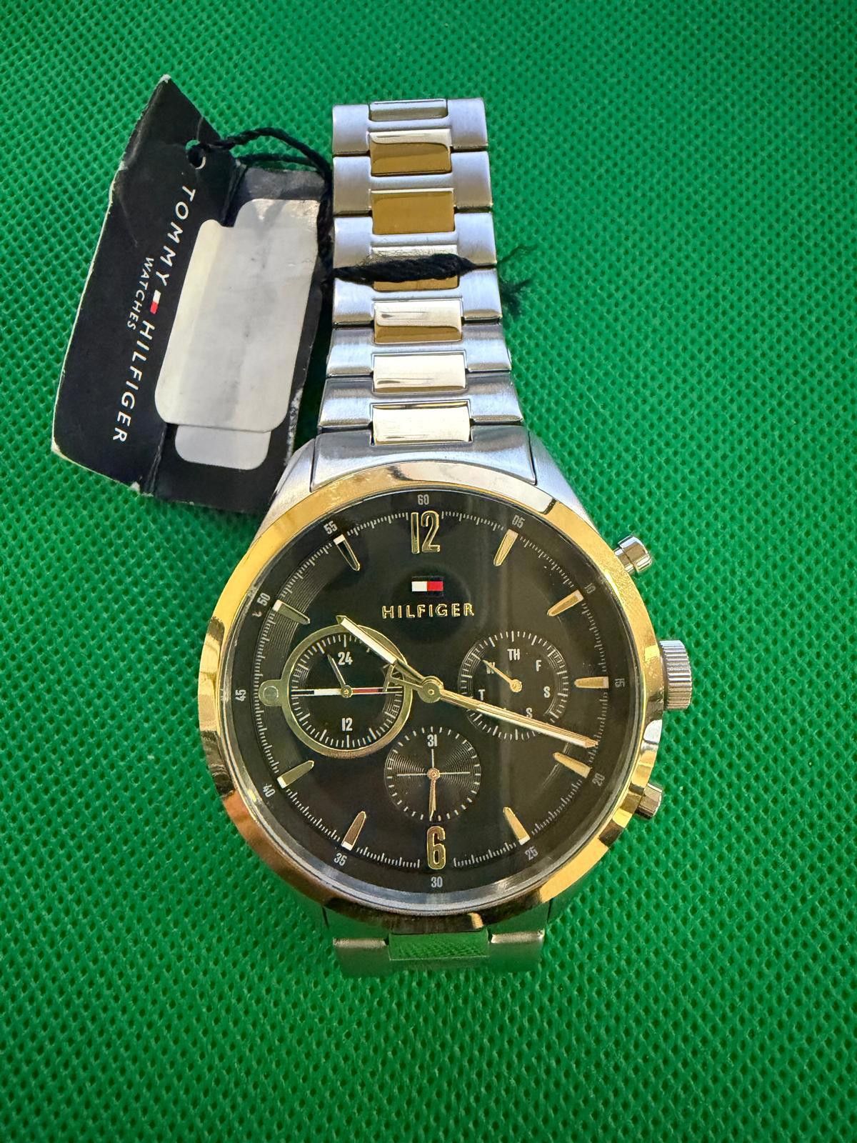 Tommy Hilfiger Tommy Hilfiger Men’s Two-Tone Stainless Steel Bracelet 44mm Size ONE SIZE - 2 Thumbnail