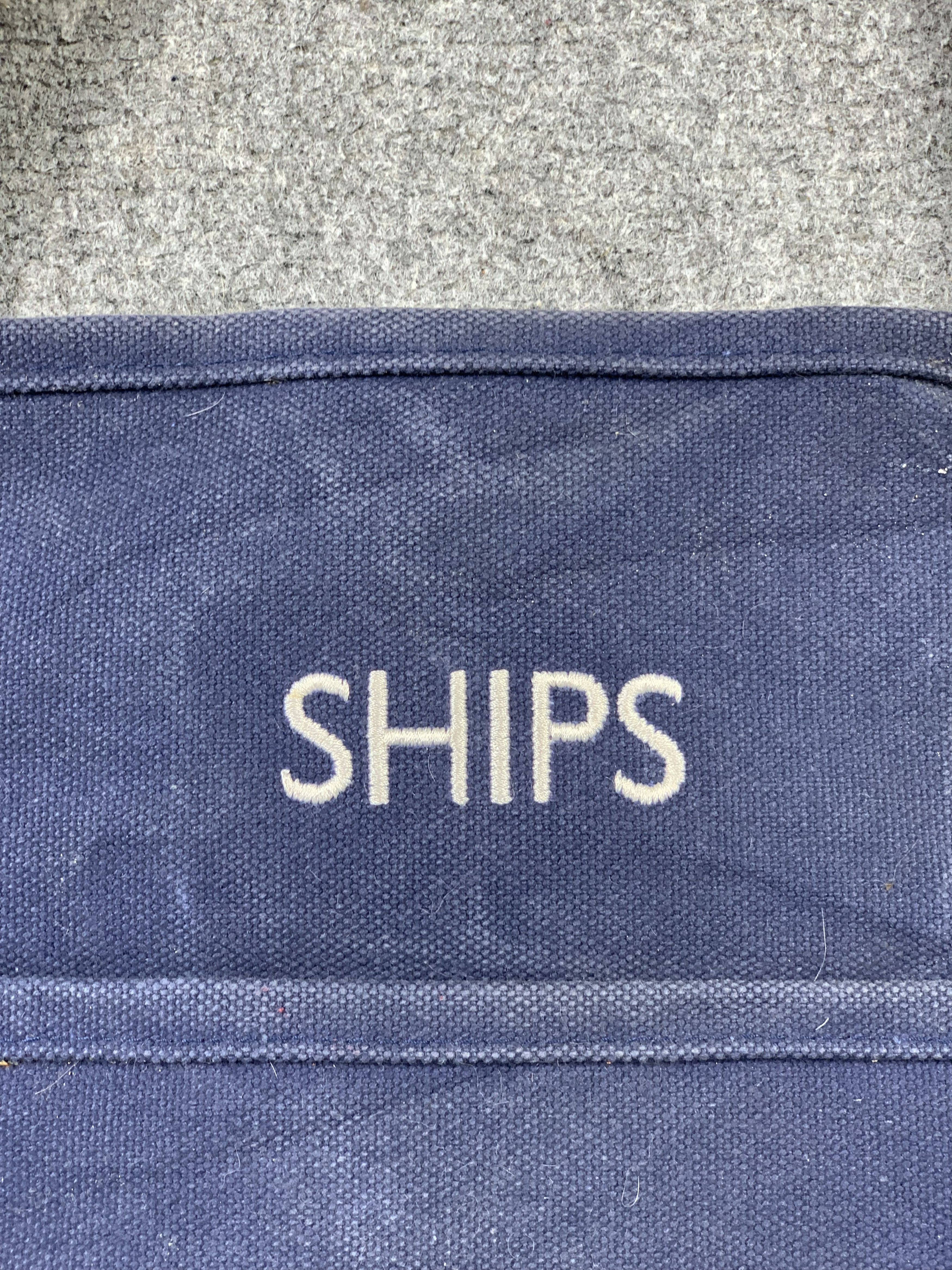 SHIPS Vintage Ships Made In USA Canvas Totebag BG0101 Size ONE SIZE - 5 Thumbnail