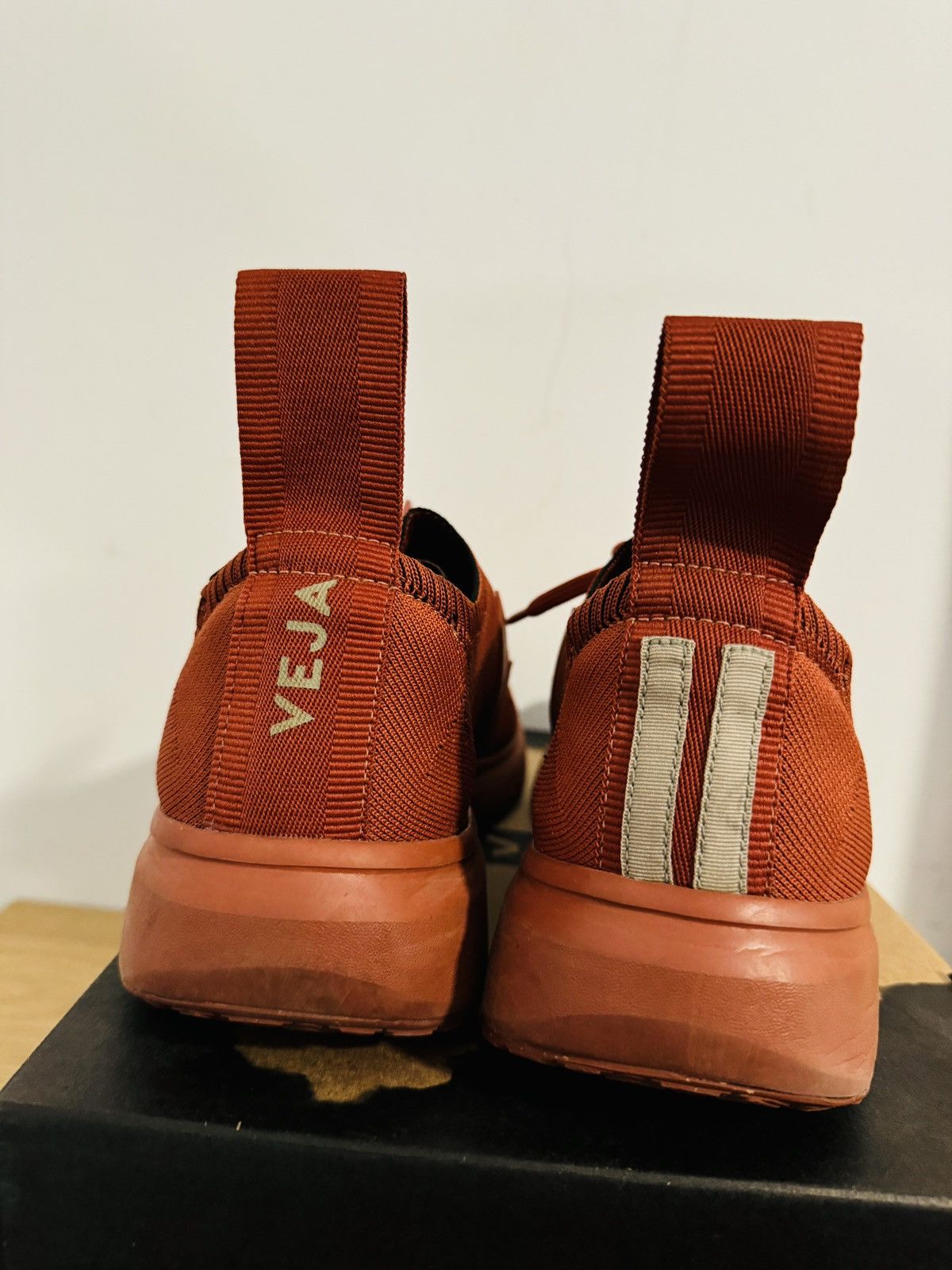 Rick Owens × Veja VEJA X RICK OWENS LOW SOCK SNEAK Size US 12 / EU 45 - 5 Thumbnail