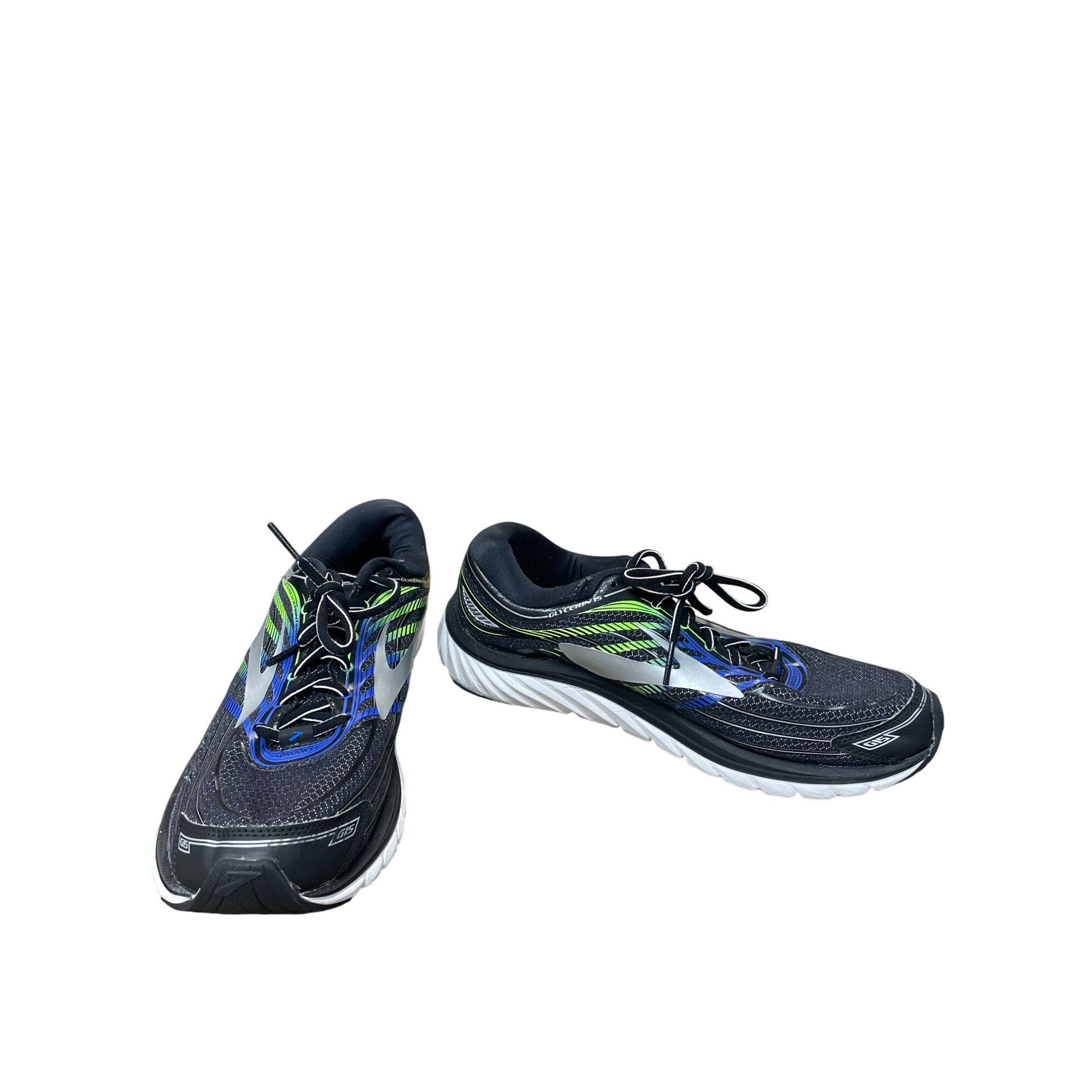 Brooks Brooks Glycerin GTS 15 Mens Black Blue Running Sneakers Size Size US 10.5 / EU 43-44 - 1 Thumbnail
