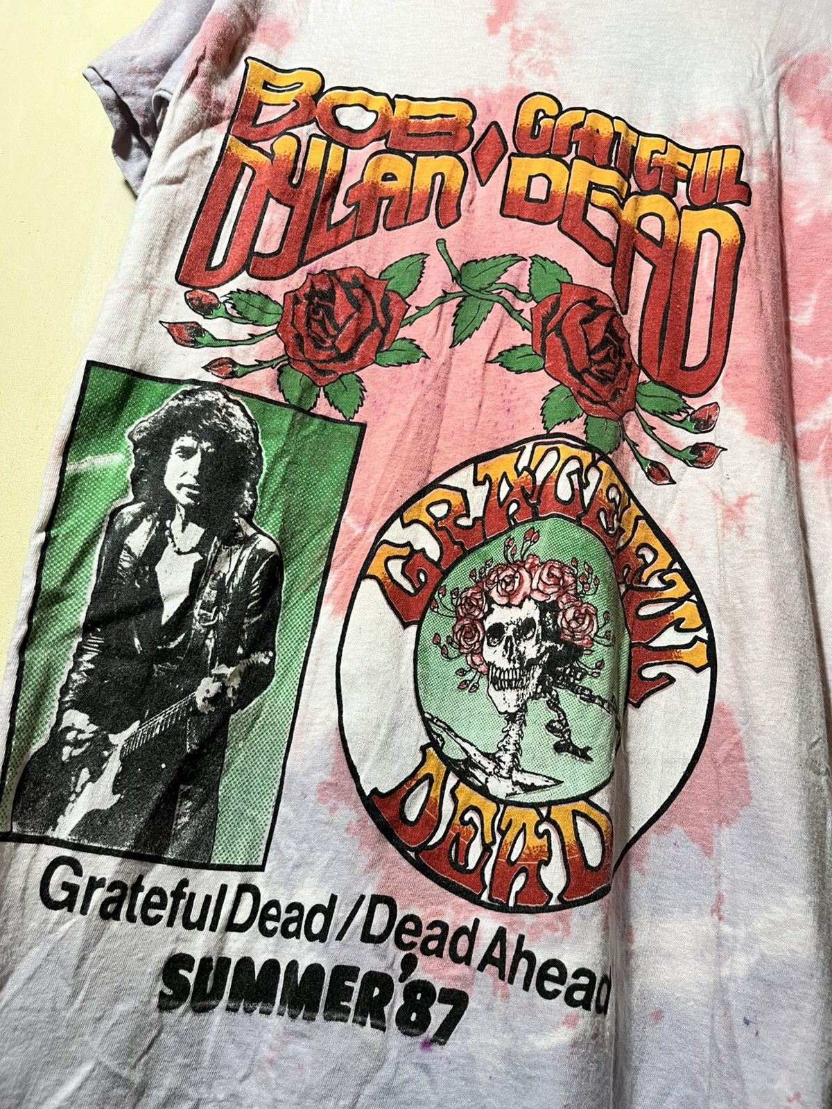 Band Tees RARE!!! 1987 BOB DYLAN GRATEFUL DEAD SHIRT Size US L / EU 52-54 / 3 - 2 Thumbnail