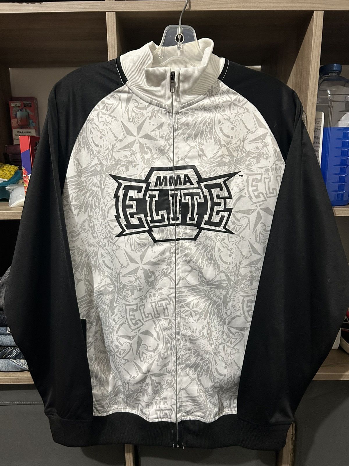 Affliction Crazy Y2K MMA Elite Affliction Style Track Zip Up Jacket Size US S / EU 44-46 / 1 - 1 Thumbnail
