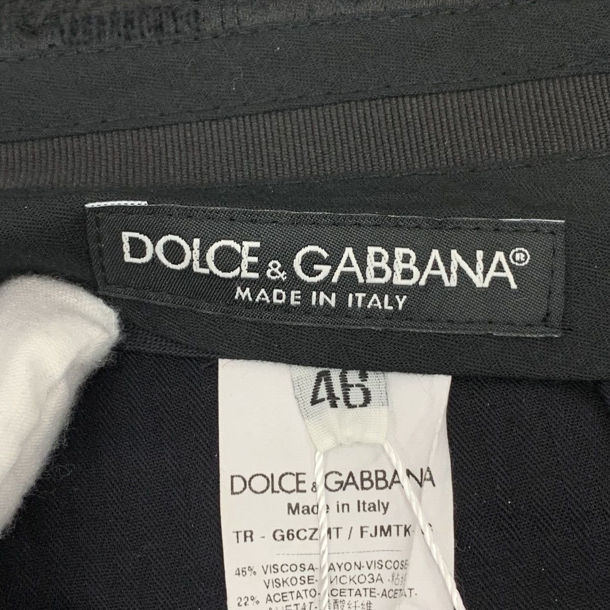 Dolce & Gabbana Dolce & Gabbana Black Lace Embroidered Casual Pants K26WX Size US 32 / EU 48 - 6 Thumbnail