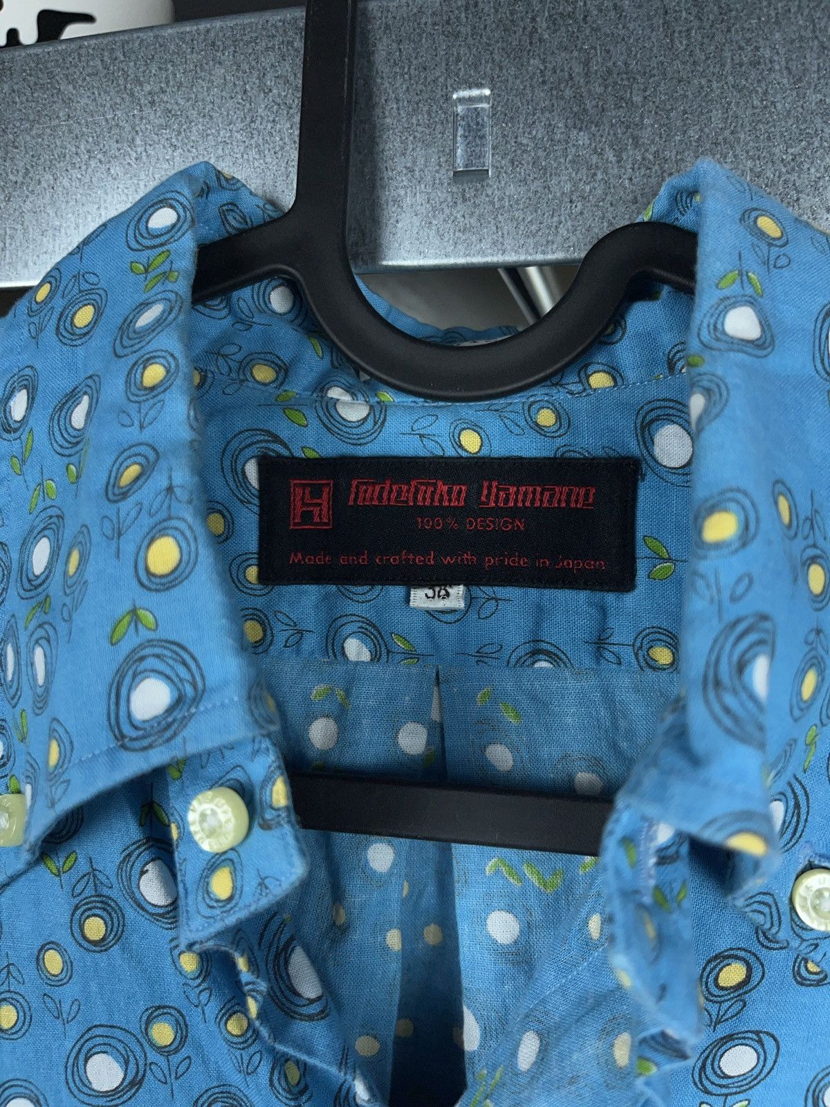 Evisu Evisu Hidehiko Yamane crazy pattern made in Japan shirt Size US L / EU 52-54 / 3 - 3 Thumbnail