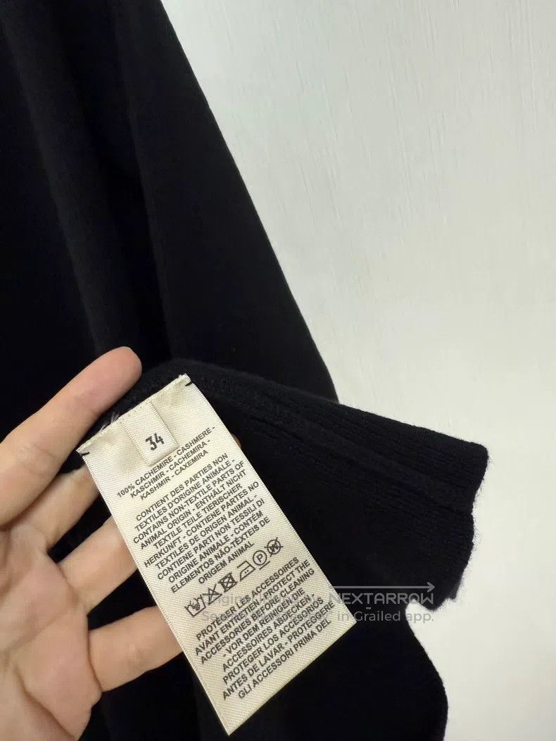 Hermes Hermes Off-shoulder Asymmetrical Cashmere Knit Dress Size XXS / US 00 / IT 34 - 5 Thumbnail