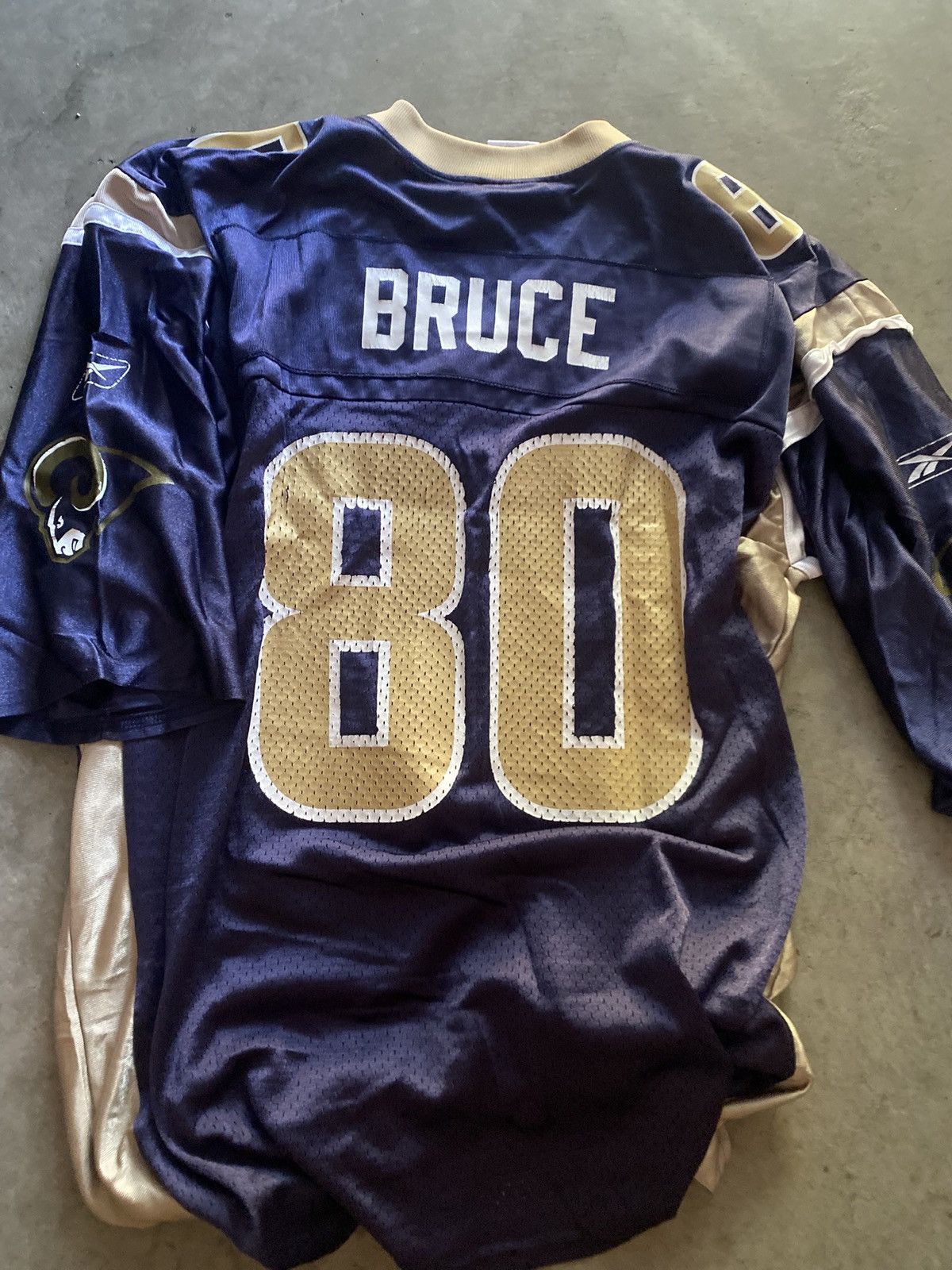 Reebok Vintage NFL St. Louis Rams Isaac Bruce Jersey Size US XL / EU 56 / 4 - 8 Thumbnail