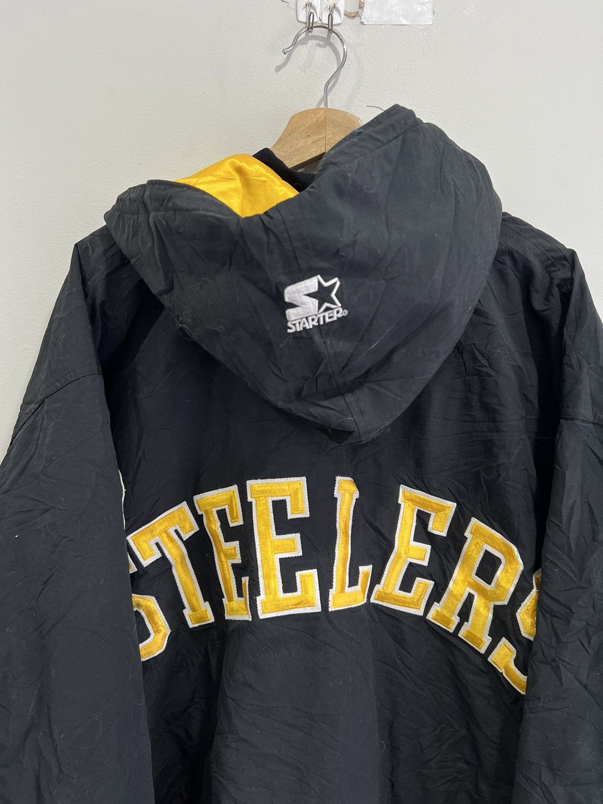 Starter Vintage Starter Pittsburgh Steelers Hooded Jacket nfl xxl Size US XXL / EU 58 / 5 - 5 Thumbnail