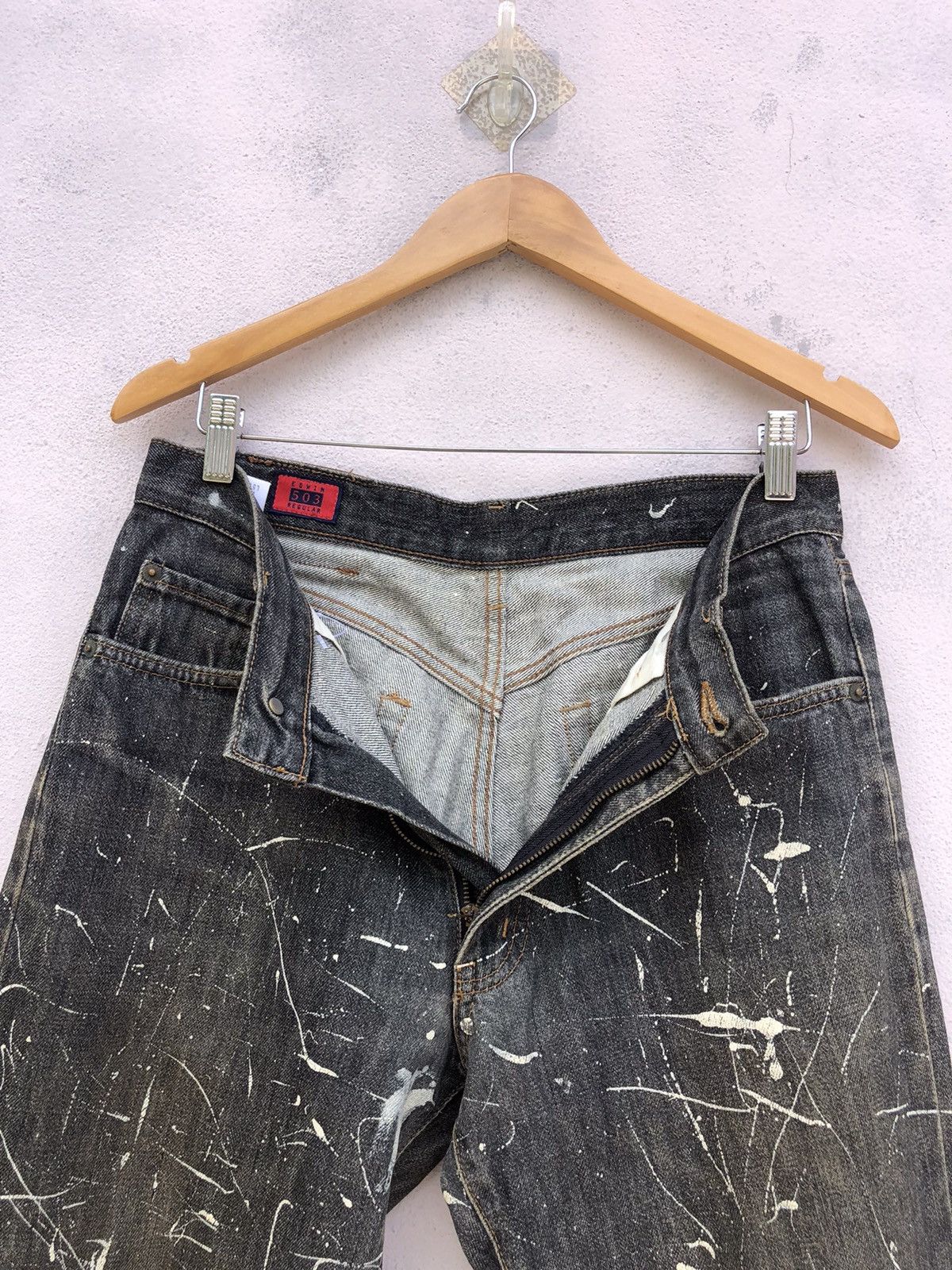 Edwin Edwin 503 Distressed Painter Jeans Size US 29 - 11 Thumbnail