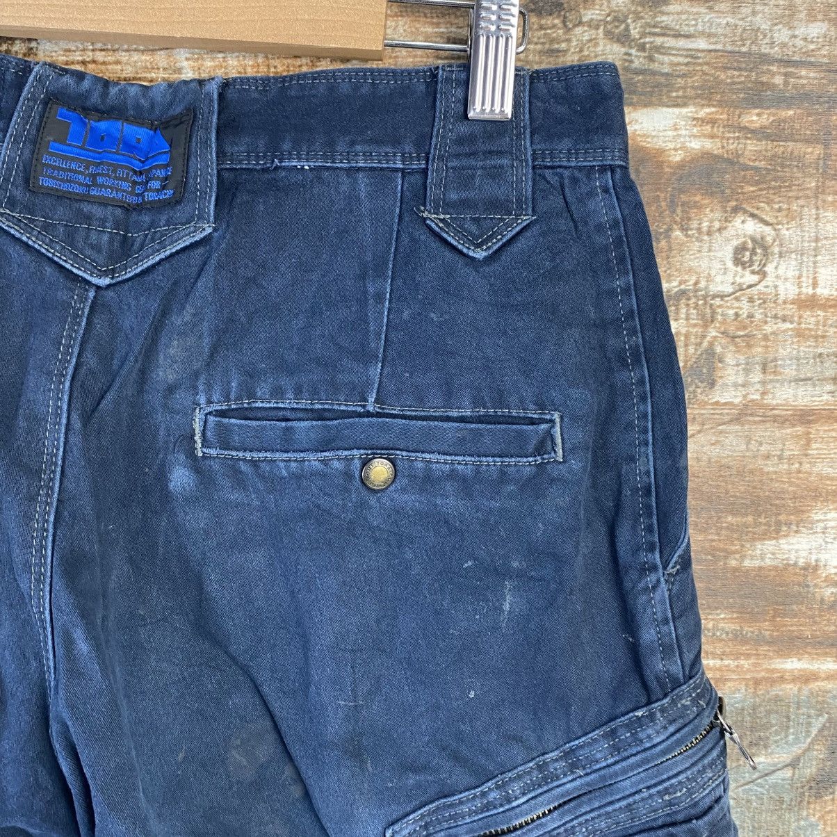 Japanese Brand DL Tora Dark Blue Cargo Multipocket Pants #C970 Size US 28 / EU 44 - 19 Thumbnail