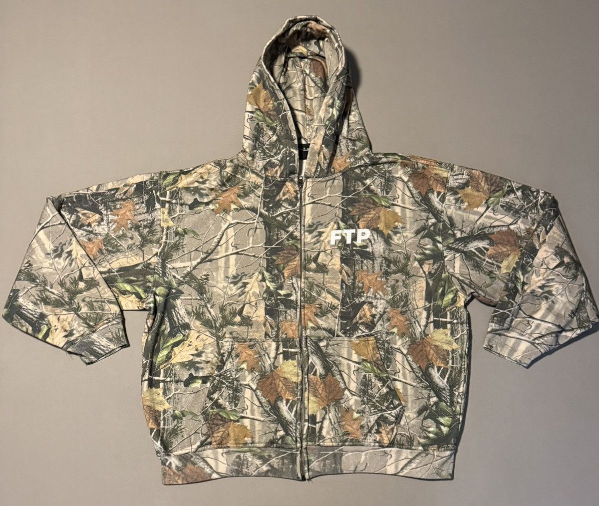 Fuck The Population FTP Tree Camo Zip Up Hoodie | Grailed