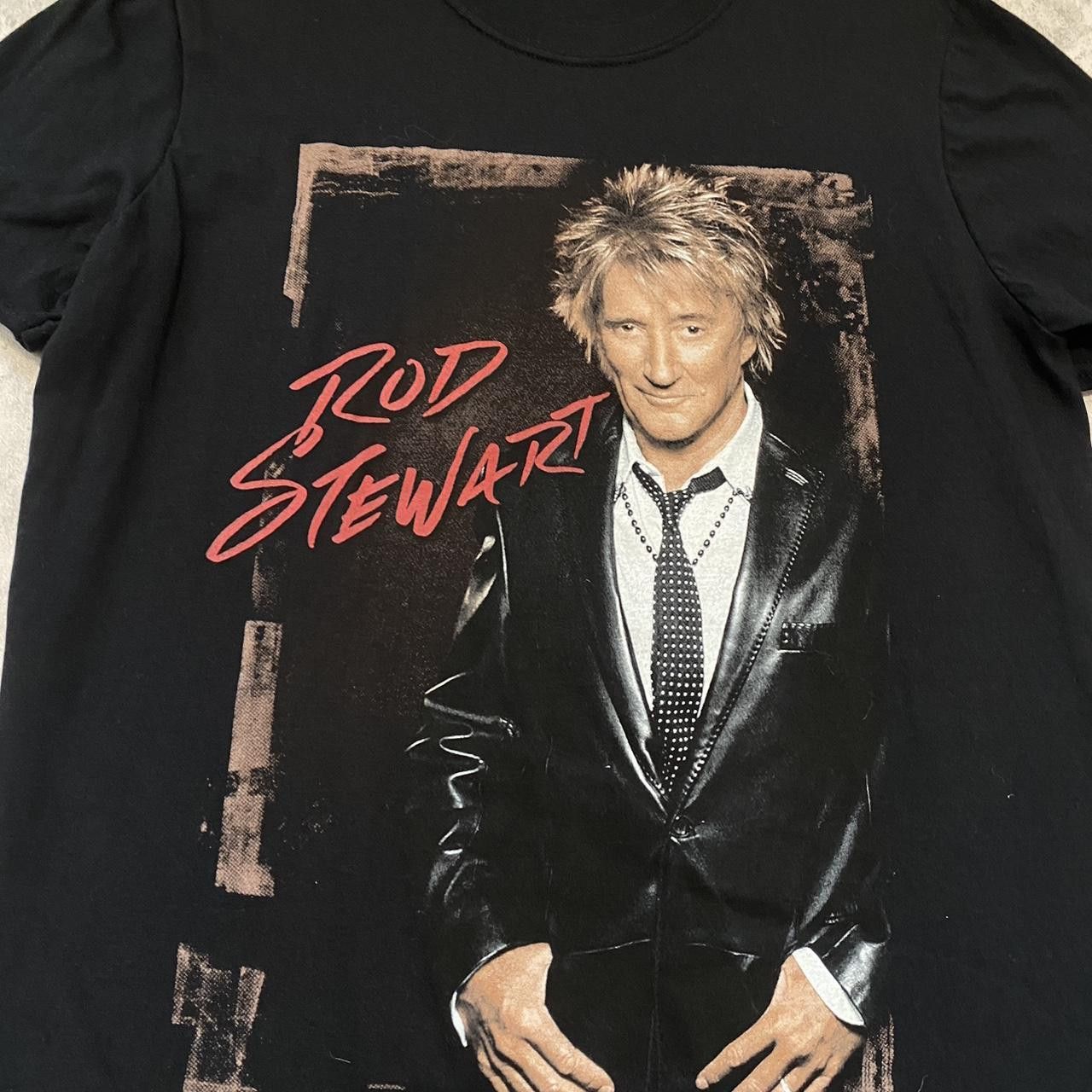 Gildan Rod Stewart 2019 tour black cotton t-shirt Size US M / EU 48-50 / 2 - 3 Thumbnail