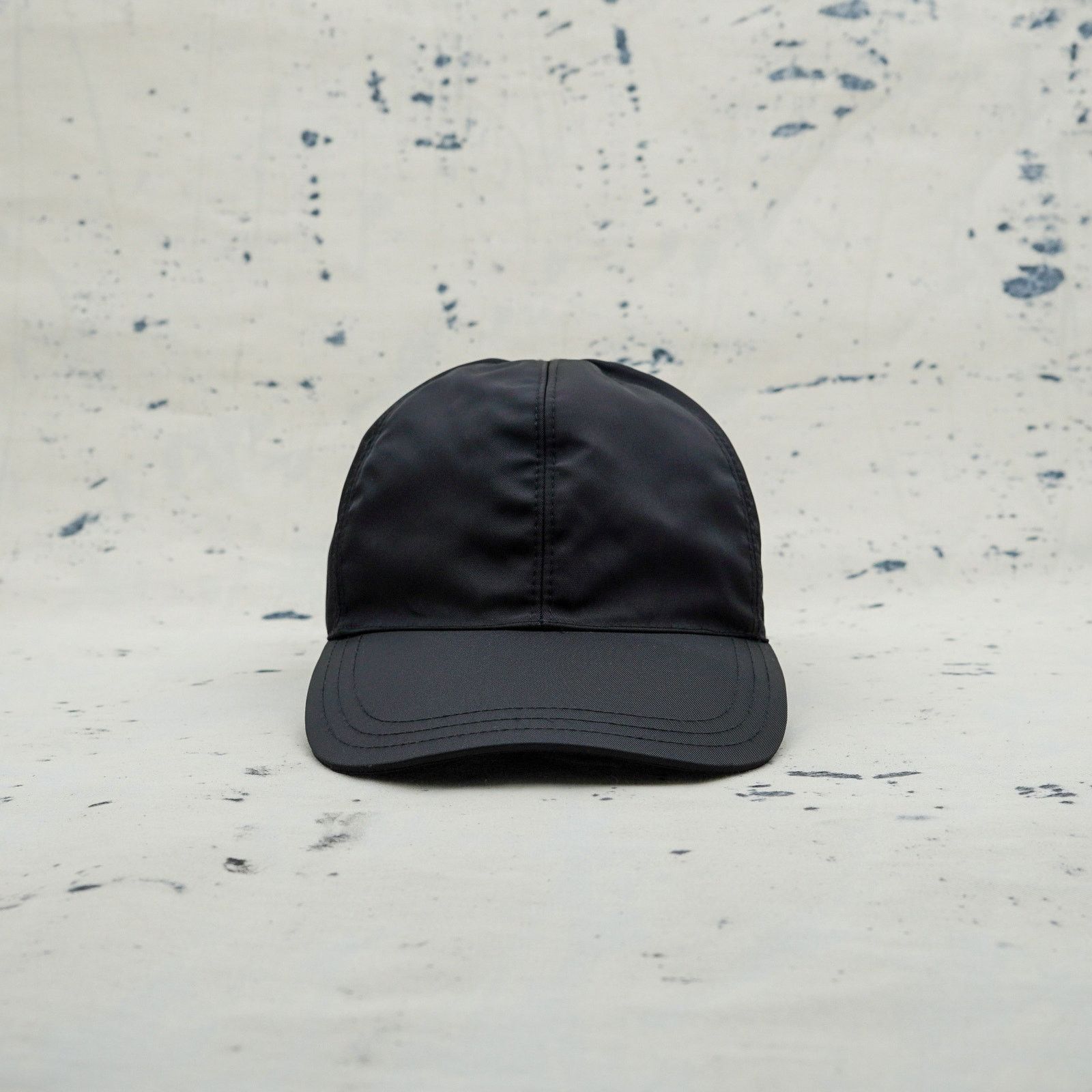 Prada Vintage prada milano black tab logo nylon baseball cap hat Size ONE SIZE - 2 Thumbnail