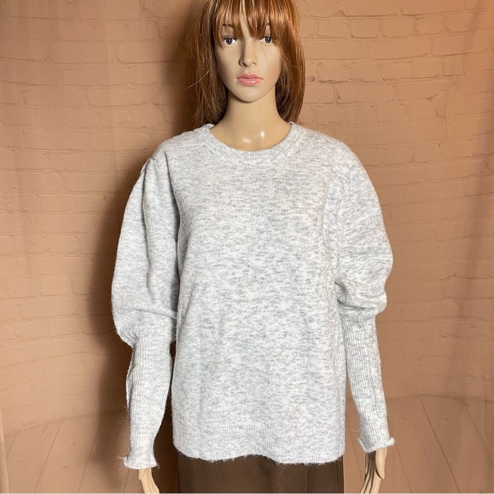 AQUA NWT New AQUA Curve Bloomingdales Grey Mélange Long Sleeve S Size XXL / US 16-18 / IT 52-54 - 3 Thumbnail