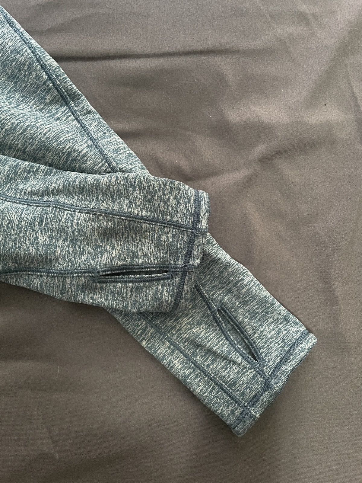 Lululemon "Lululemon Half-Zip Long Sleeve Shirt Blue — Like New " Size XS / US 0-2 / IT 36-38 - 3 Thumbnail