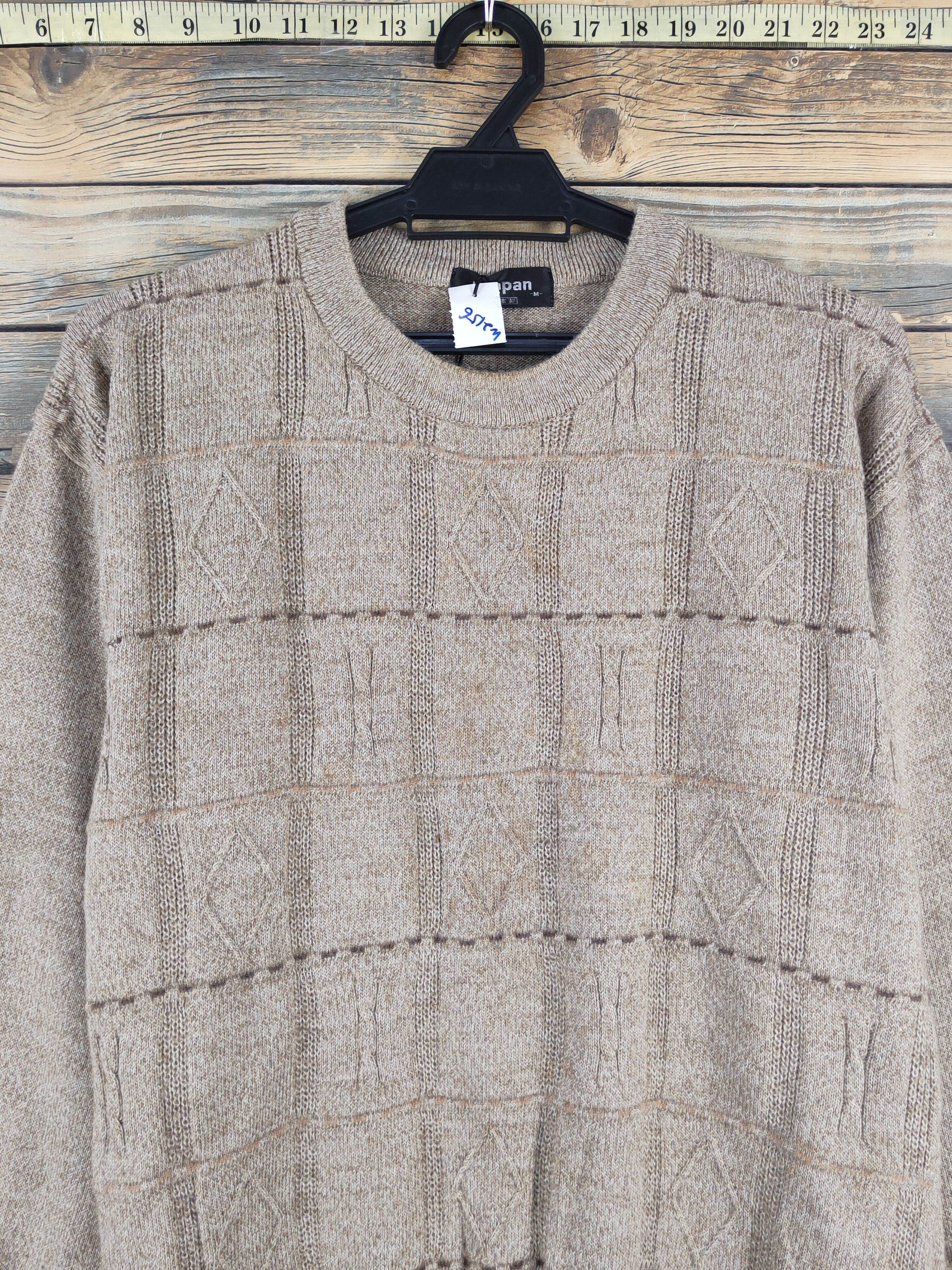 Vintage Benpan Brown Knitwear vintage Sweatshirts #W2156 Size US M / EU 48-50 / 2 - 2 Thumbnail