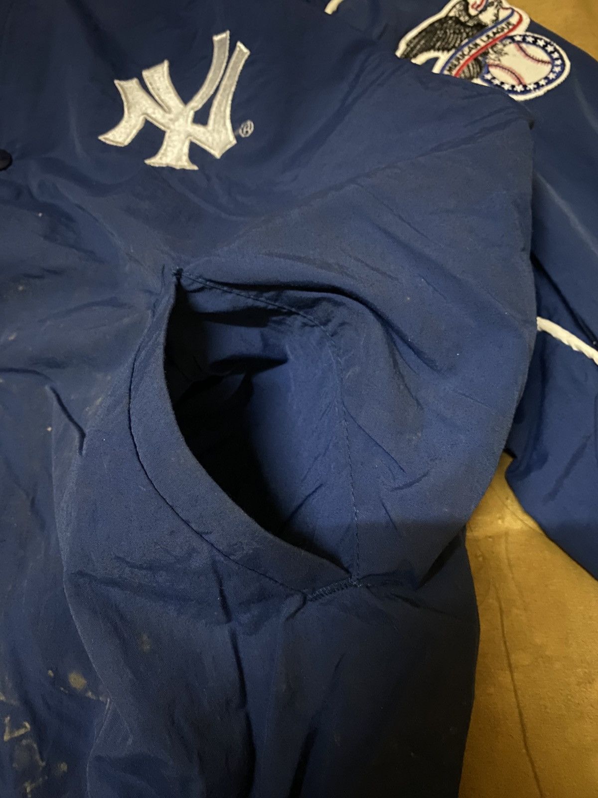 Starter Vintage 90s Starter Sportwear New York Yankees Bomber Jacket Size US M / EU 48-50 / 2 - 5 Thumbnail