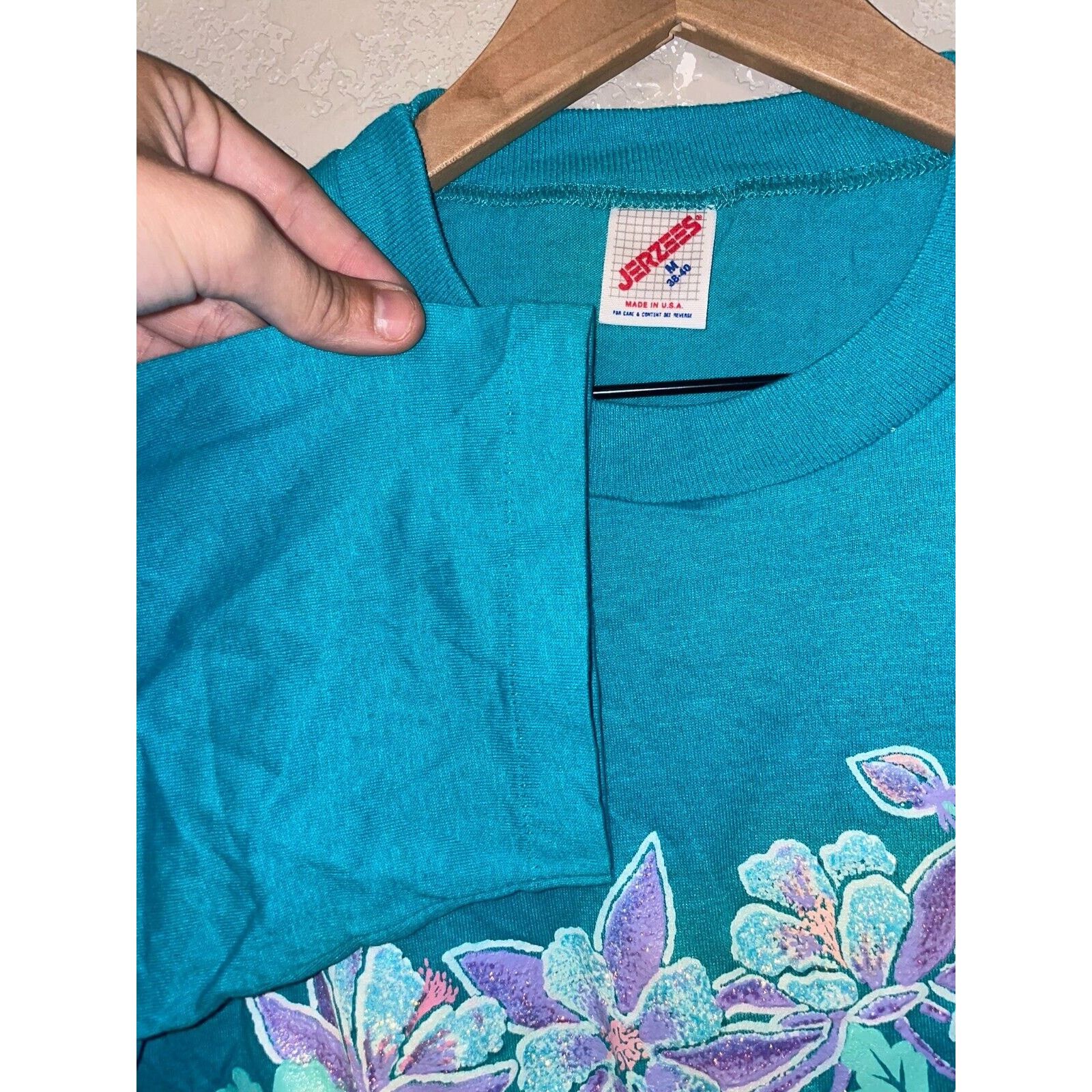 Jerzees Vintage Utah Test Print Shirt Wisconsin Bird Tee VTG 90s M M Size US M / EU 48-50 / 2 - 7 Thumbnail