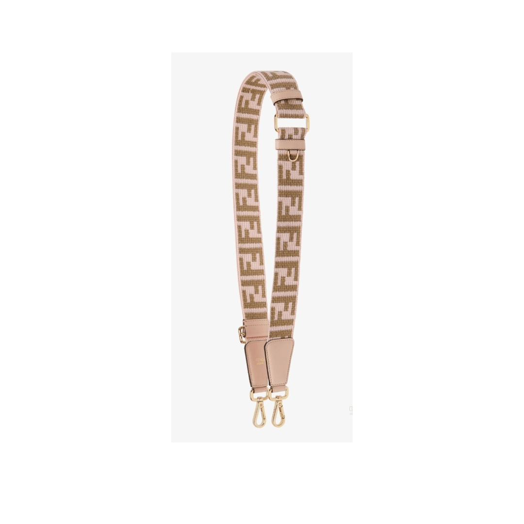 Fendi o1s1wg111224 Size: OS / Strap You in Brown & Pink Size ONE SIZE - 1 Preview