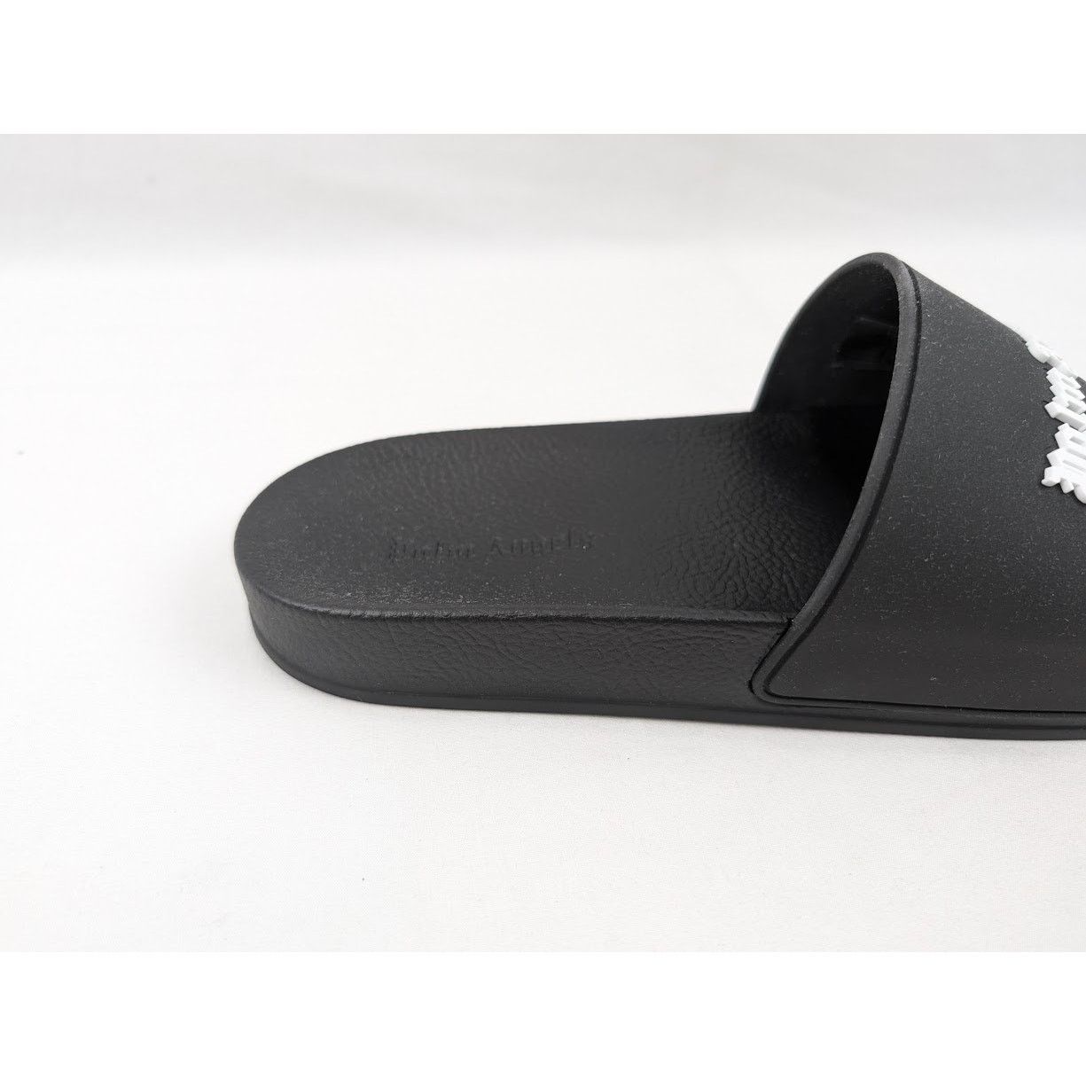 Palm Angels o1rshd1 Essential Logo Pool Sliders in Black/White Size US 8 / EU 41 - 4 Thumbnail