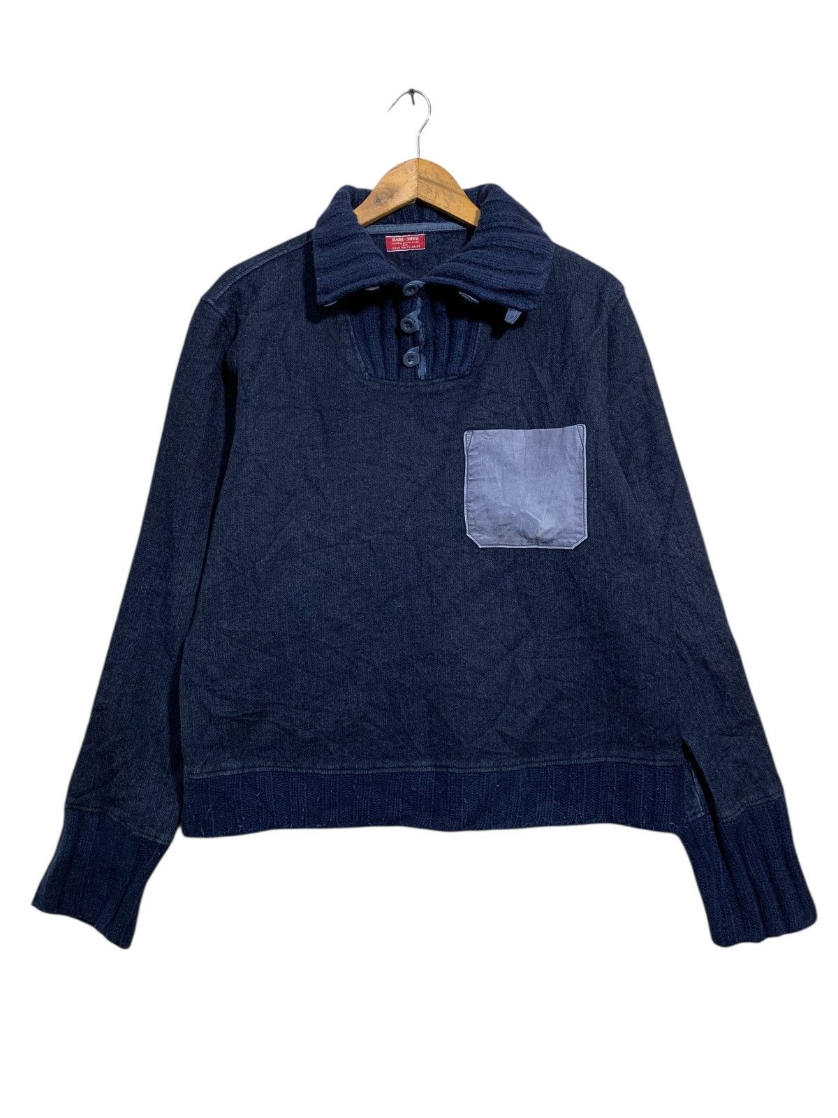Massimo Osti 🔥RA-RE WOOL JUMPER DECK NAVY SWEATSHIRTS Size US XL / EU 56 / 4 - 1 Thumbnail