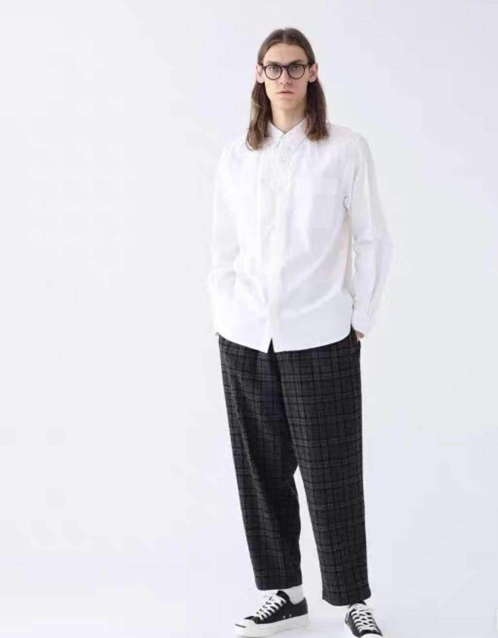 Pilgrim Surf + Supply Pilgrim Triangle Logo Wool Plaid Cropped Pants J16 Size US 32 / EU 48 - 5 Thumbnail
