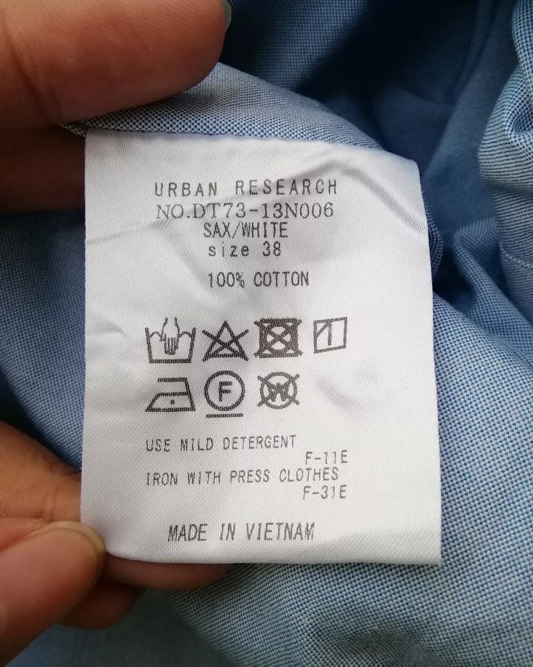 Japanese Brand × Other × URBAN RESEARCH DOORS Urban Research Basic Blue Shirt Size US M / EU 48-50 / 2 - 7 Thumbnail