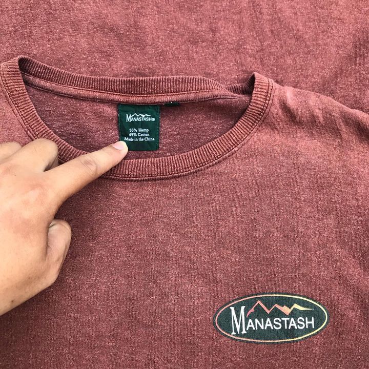 Hysteric Glamour × Manastash × Mountain Research Manastash organic mountainering apc Red Maroon Tshirt tee Size US L / EU 52-54 / 3 - 3 Thumbnail