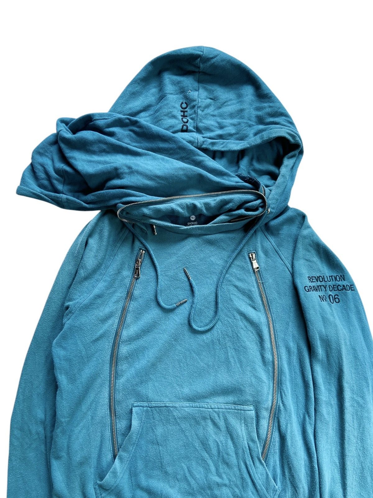 Japanese Brand DOHC MULTI ZIPPER DOUBLE JUMPER ZIP HOODIE Size US L / EU 52-54 / 3 - 3 Thumbnail