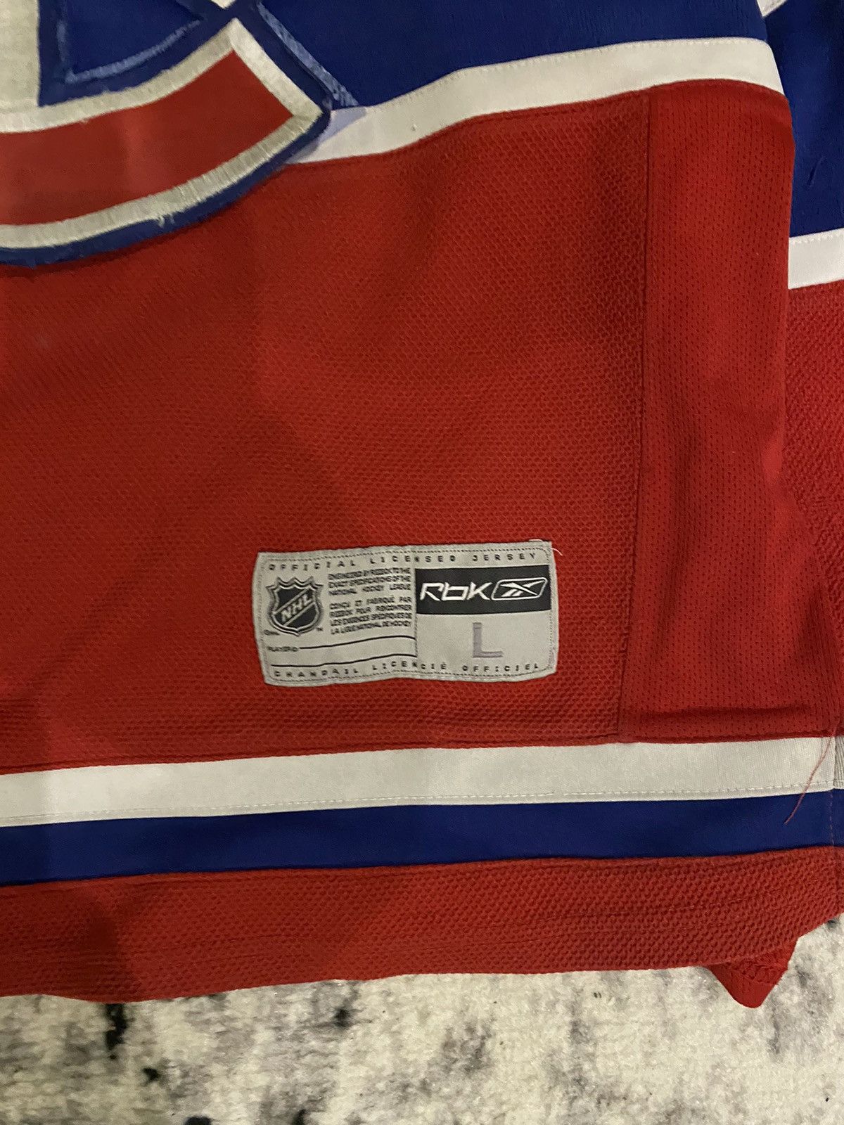 NHL × Reebok × Vintage Reebok Montreal Canadiens Red NHL Hockey Jersey #91 Size US L / EU 52-54 / 3 - 5 Thumbnail