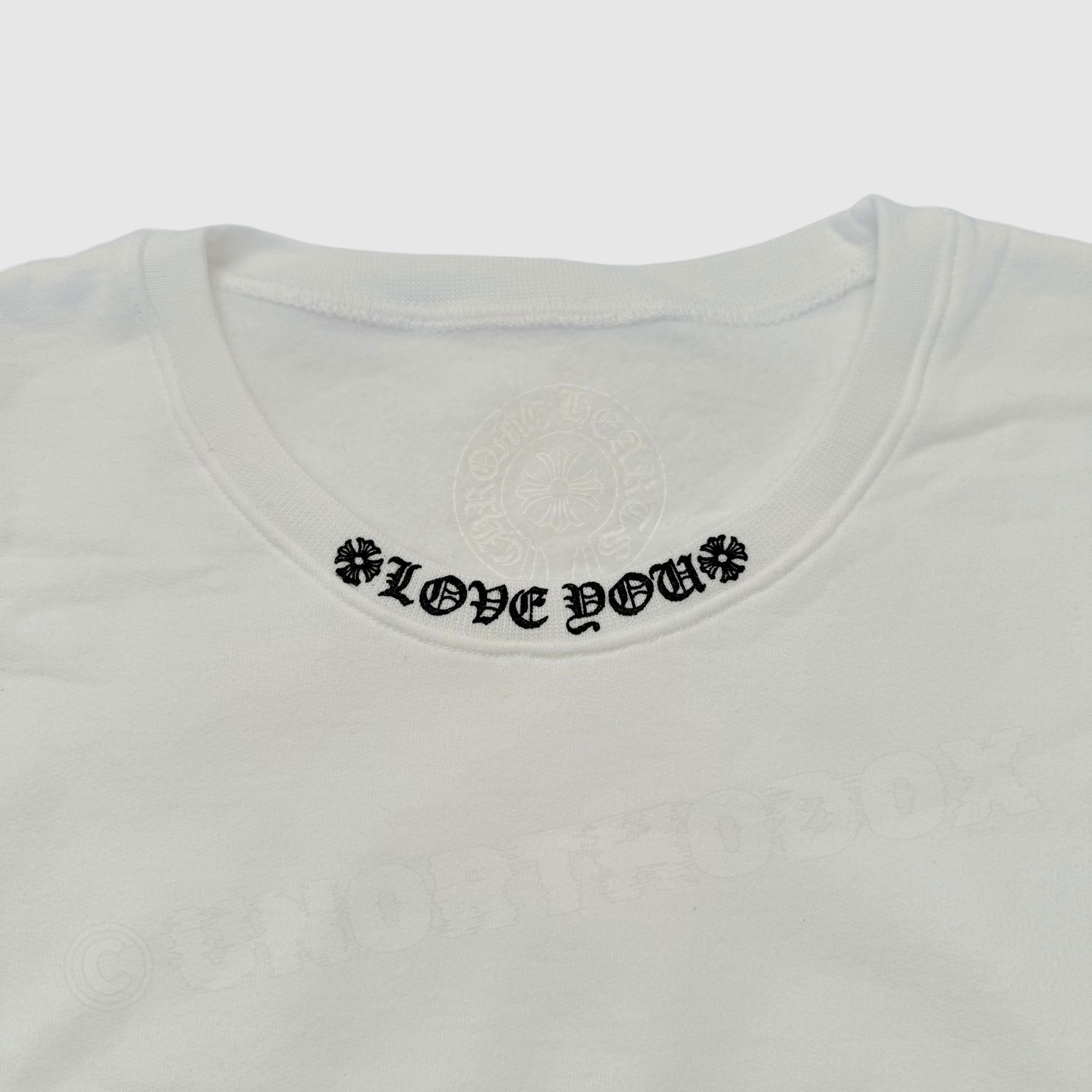 CHROME HEARTS 'LOVE YOU' SWEATSHIRT