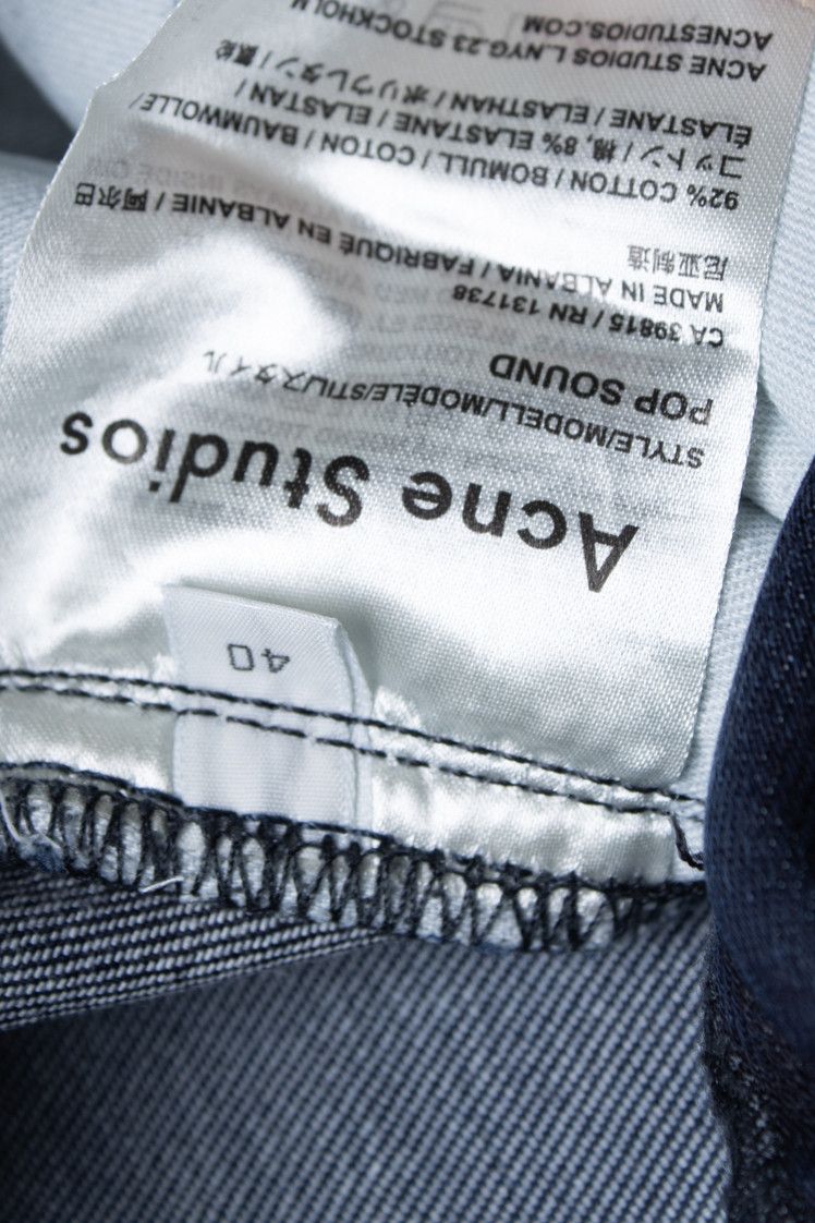 Acne Studios Acne Studios, dark blue pop sound jeans Size 28" / US 6 / IT 42 - 8 Thumbnail