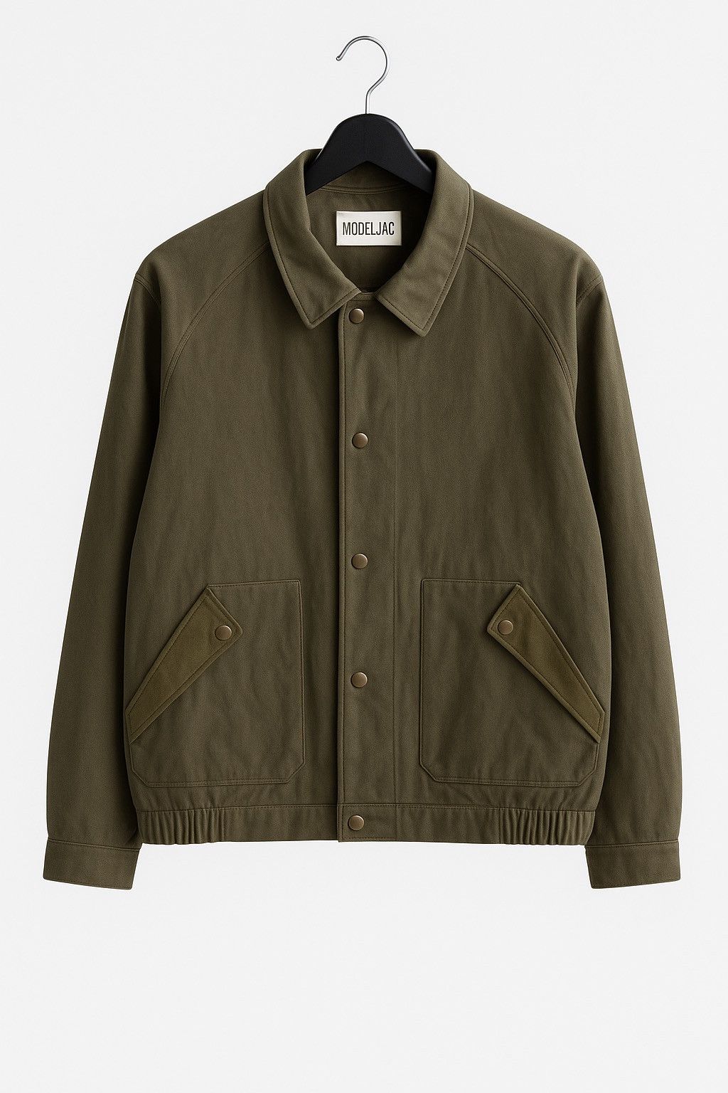Vintage Vintage 90s Model Jac Olive Utility Work Jacket Made Japan Size US M / EU 48-50 / 2 - 1 Thumbnail