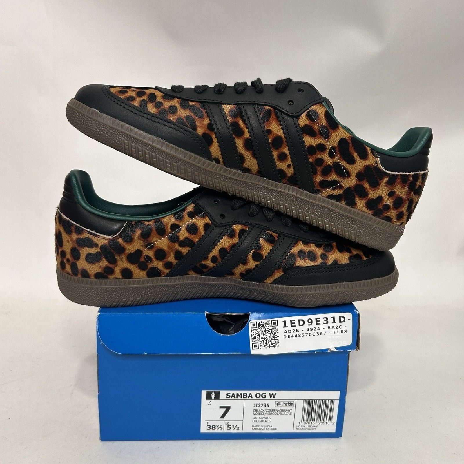 Adidas Adidas Samba OG Cheetah Pack - “Collegiate Green” JI2735 Size US 7 / IT 37 - 3 Thumbnail