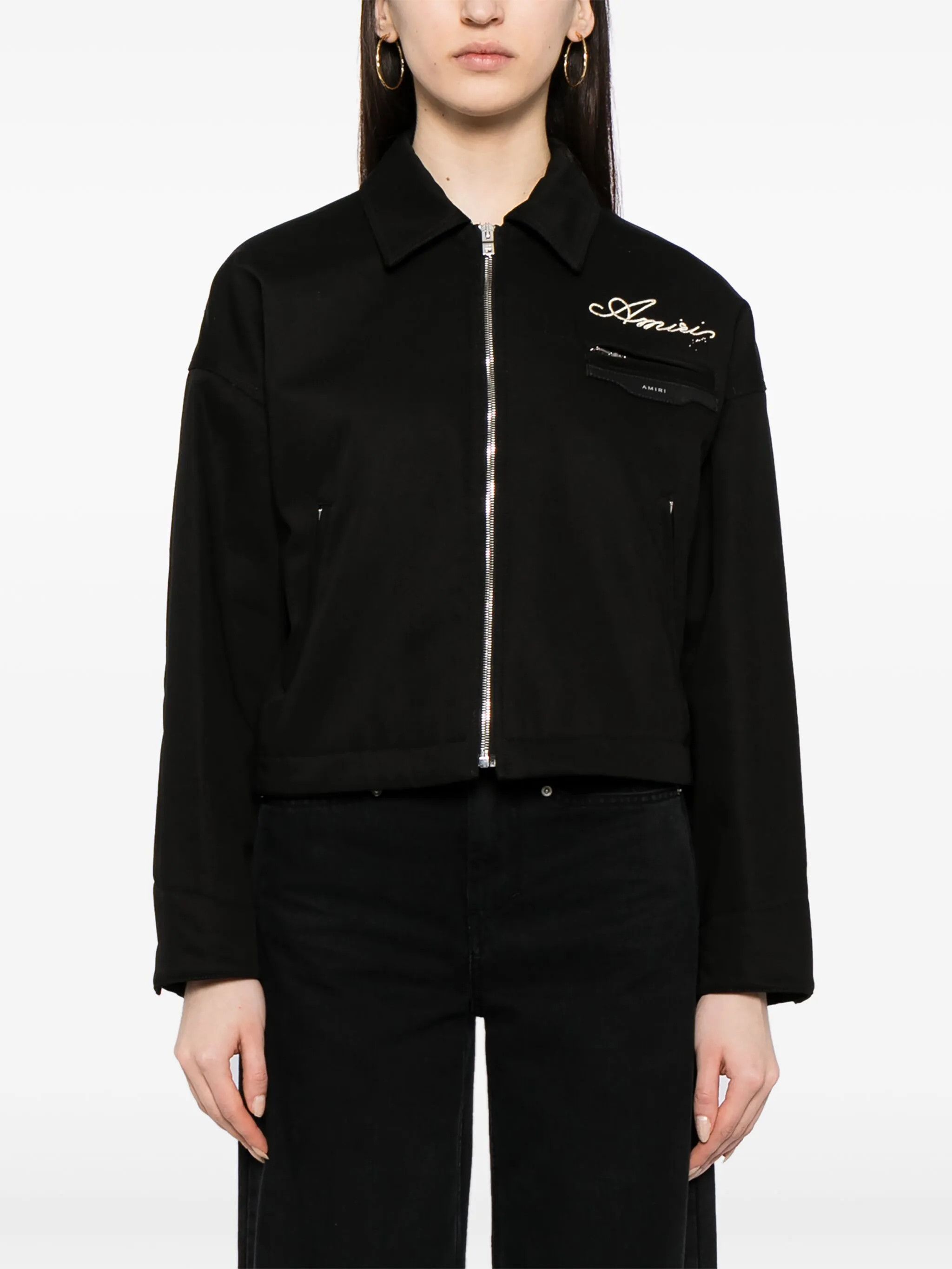 Amiri o1y0425 Jacket in Black Size M / US 6-8 / IT 42-44 - 3 Thumbnail