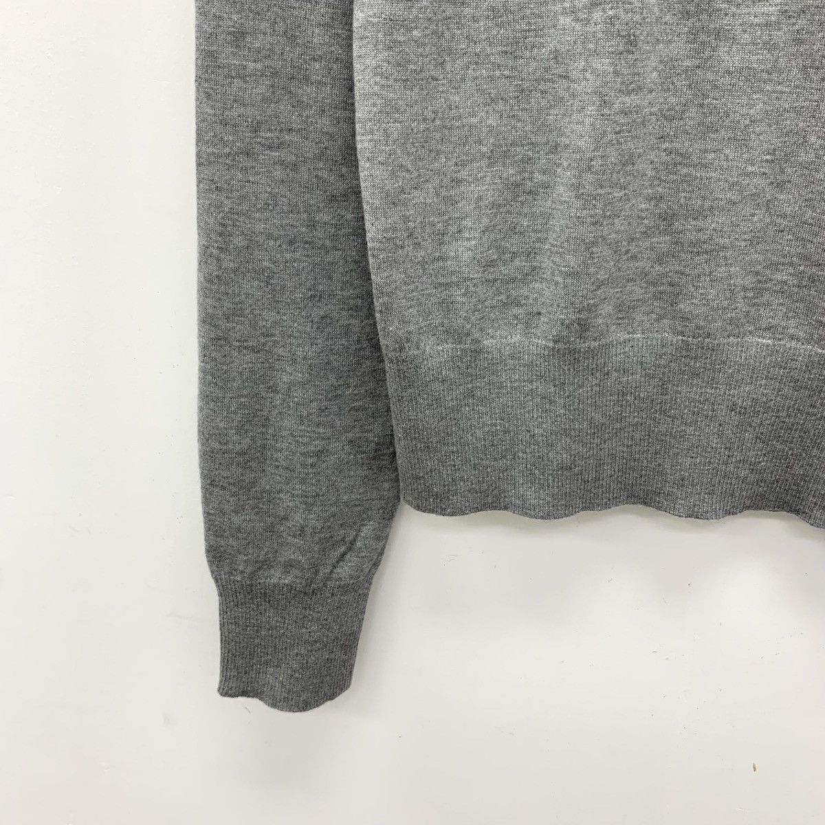 Loro Piana Loro Piana Gray Cashmere Crew Neck Long Sleeve Sweatshirt Size M / US 6-8 / IT 42-44 - 4 Thumbnail