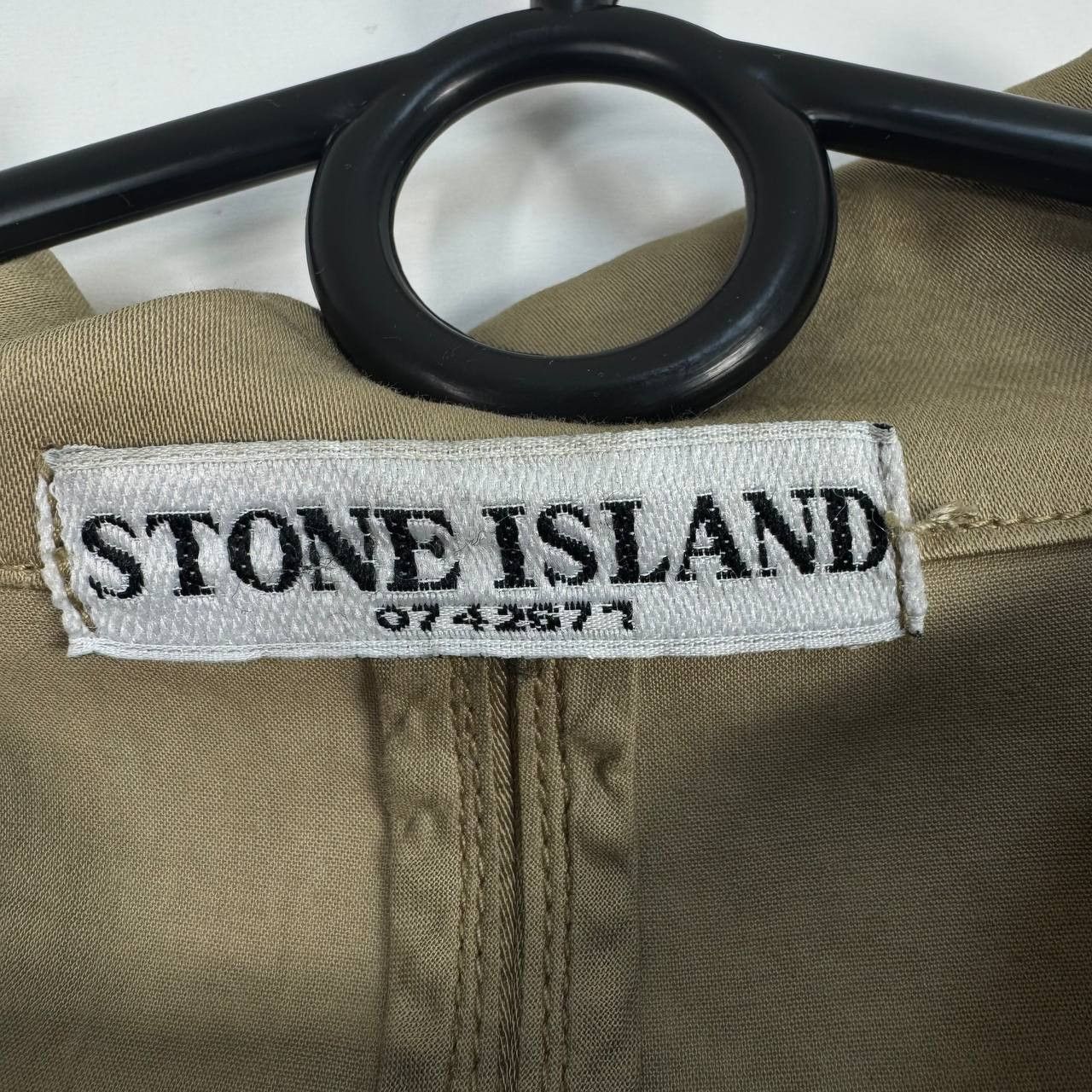 Stone Island Stone Island Beige Cotton Field Jacket Overshirt Mens Size L Size US L / EU 52-54 / 3 - 10 Thumbnail