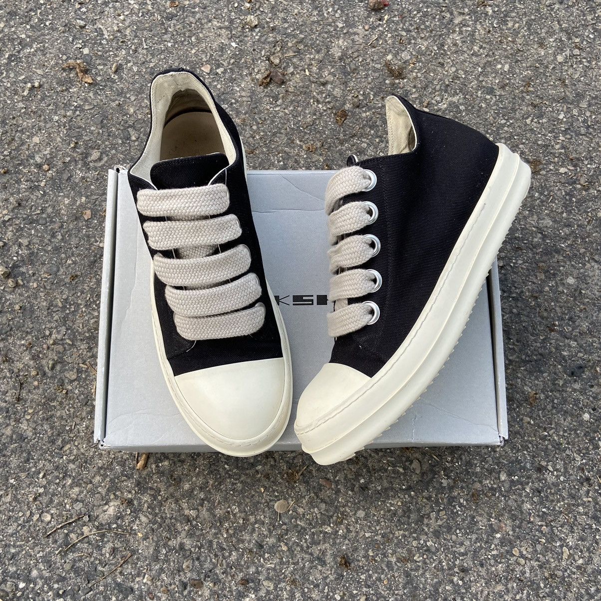Rick Owens Jumbo Lace Ramones Low - 45