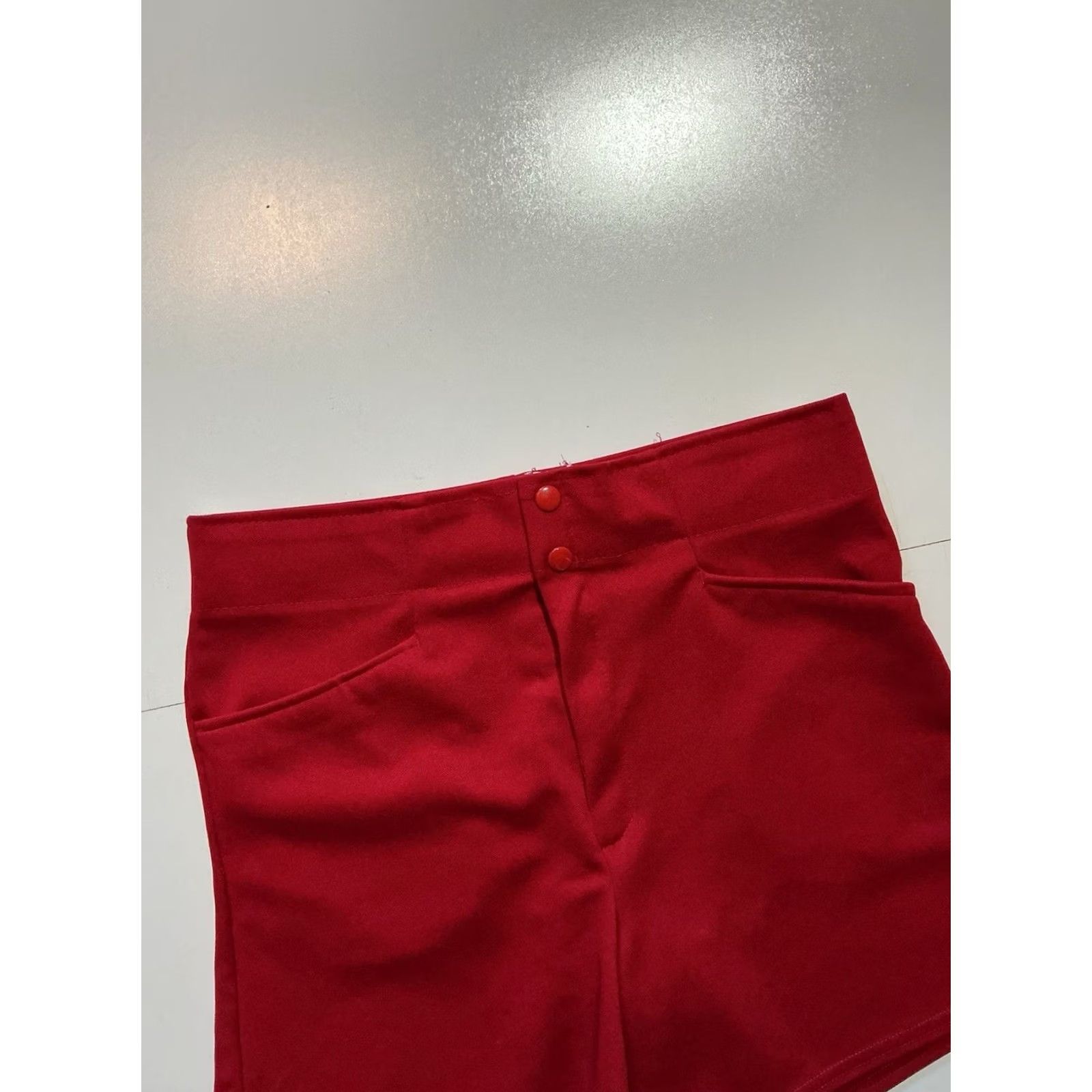 Vintage VINTAGE Majestic Athletic Made In USA Red Baseball 6” Inseam Shorts M Mens Baseball USA Size US 31 - 4 Thumbnail
